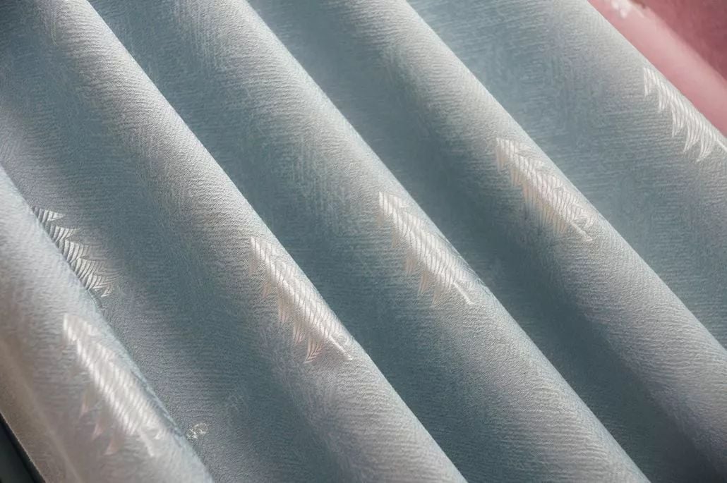 Foulola: Linen Style Polyester Brushed Jacquard Curtain supplier