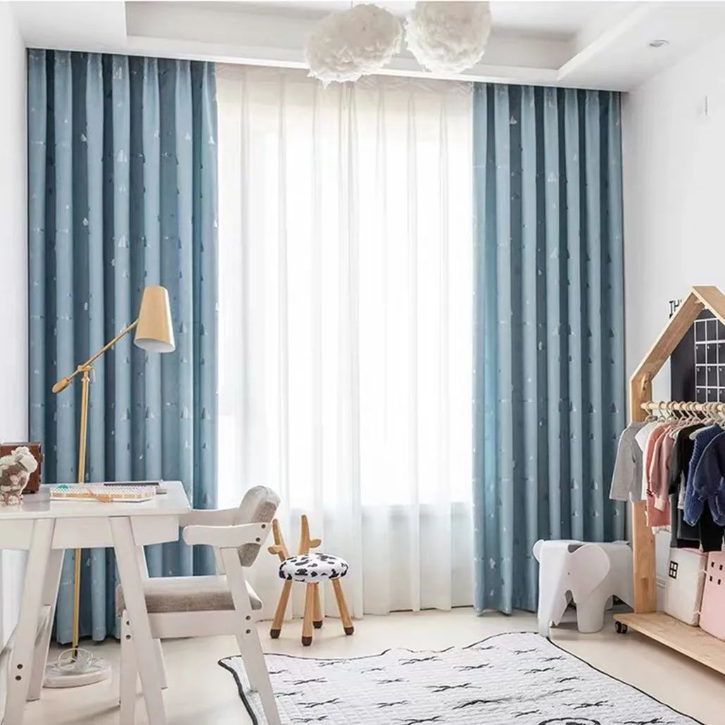 Foulola: Linen Style Polyester Brushed Jacquard Curtain supplier