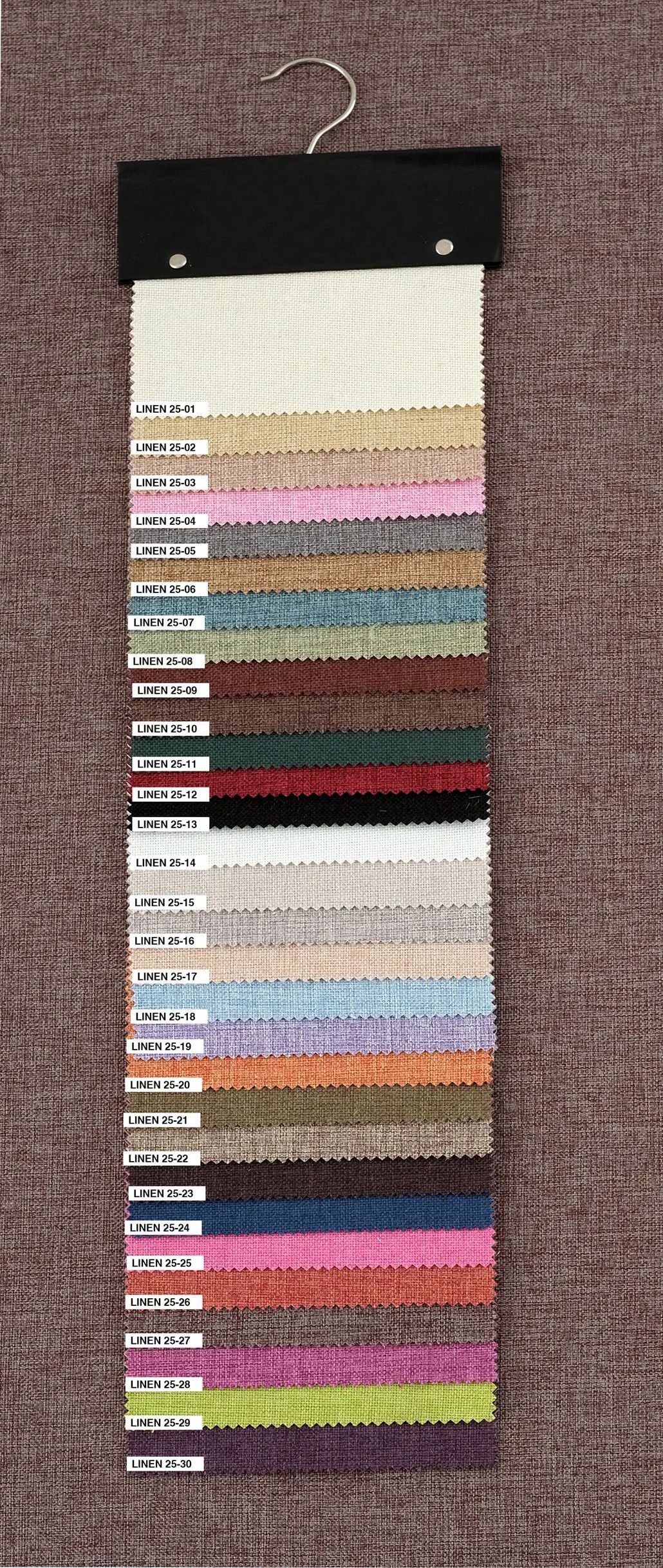 Foulola News:Plain Linen Sofa Fabric-25 Series factory