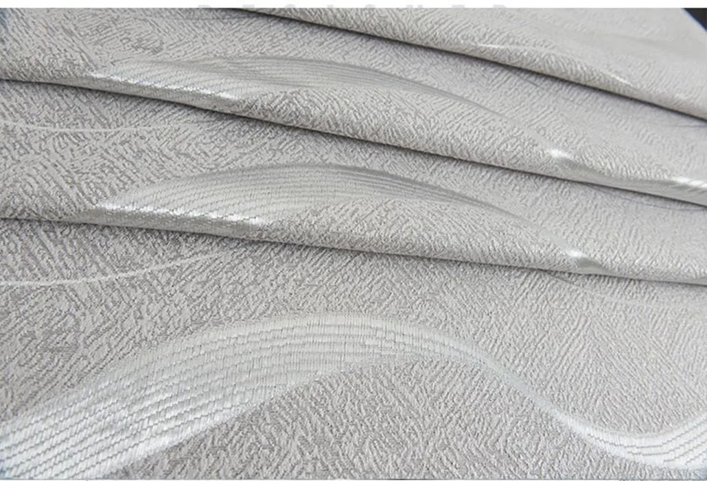 Foulola: Linen Style Polyester Brushed Jacquard Curtain details