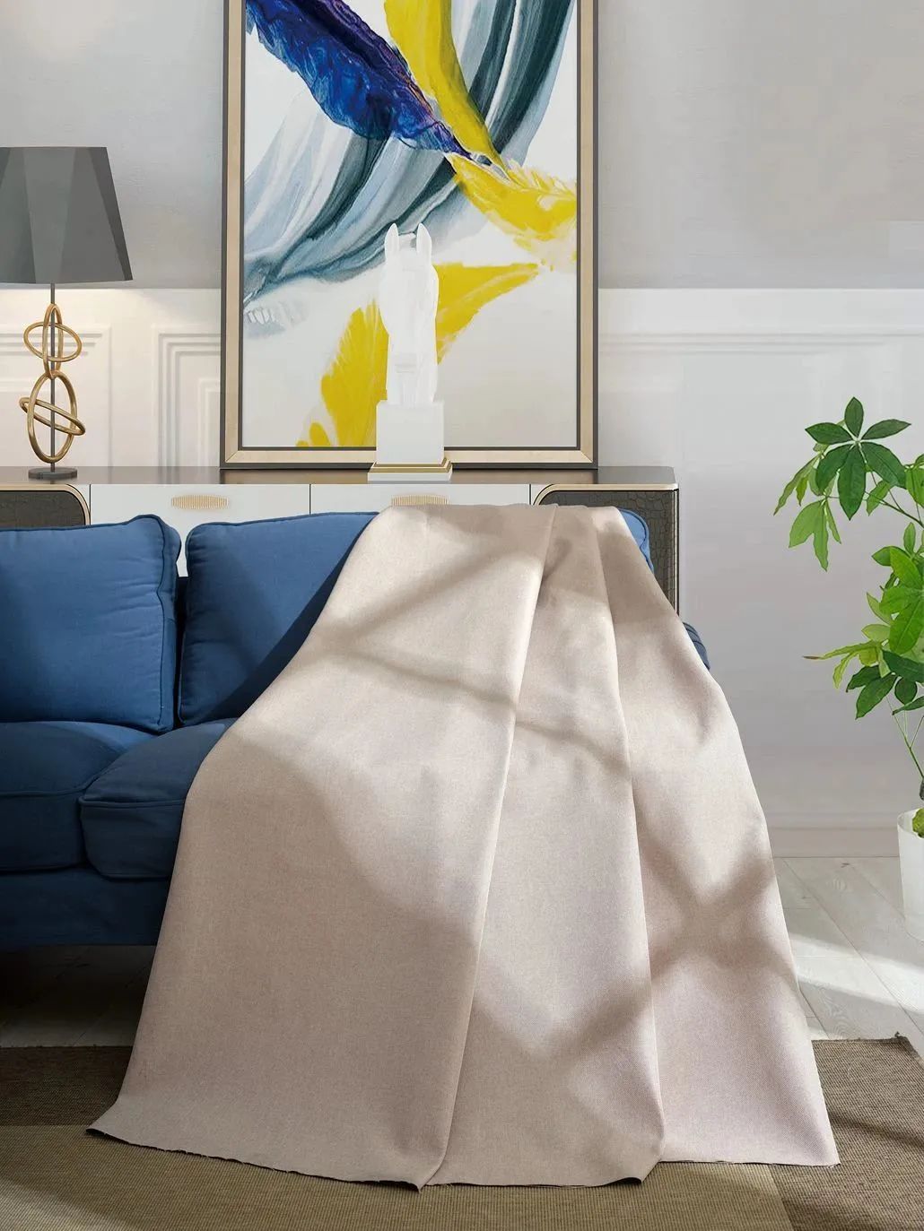 Foulola News:Plain Linen Sofa Fabric 05 Series manufacture