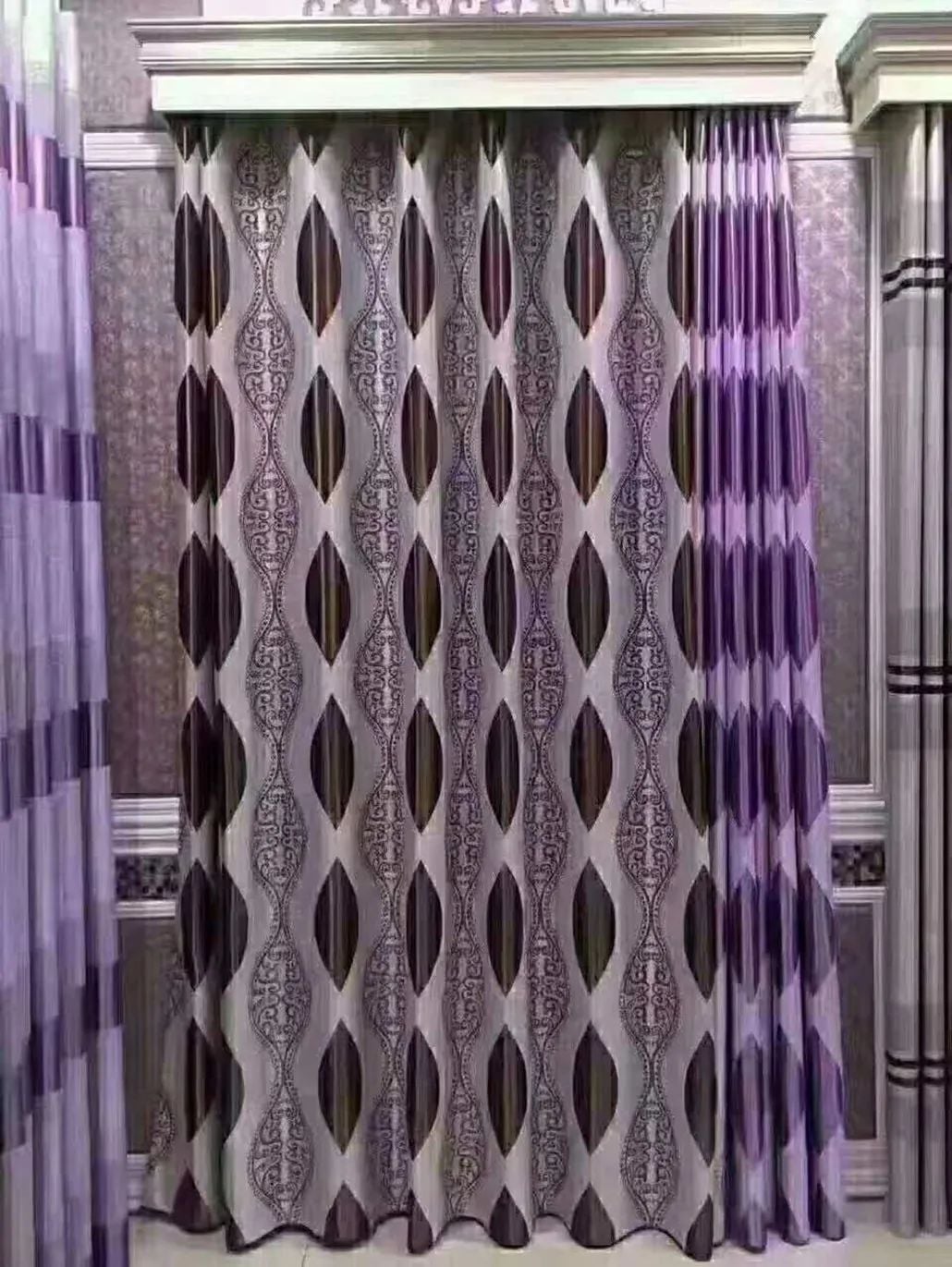 Foulola New Cheap Price Series:JacquardBlackout Curtain 2.8/3.2m details