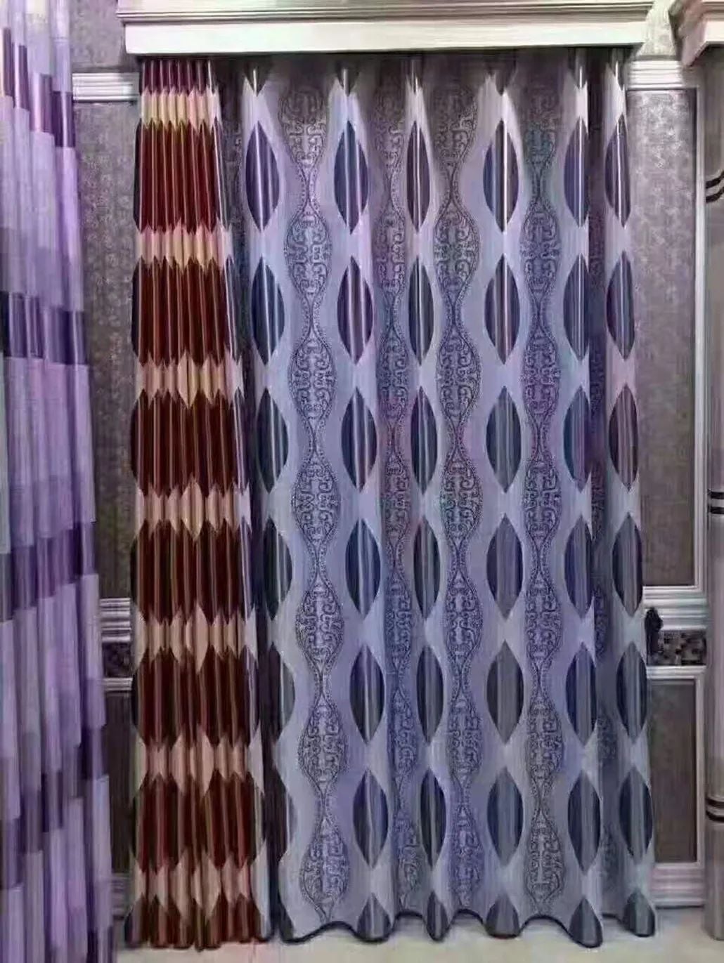 Foulola New Cheap Price Series:JacquardBlackout Curtain 2.8/3.2m details