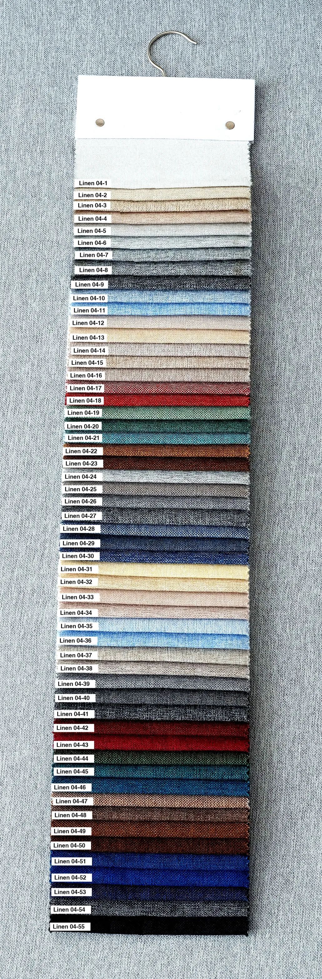 Foulola News:Plain Linen Cotton Sofa Fabric, Linen-04 details