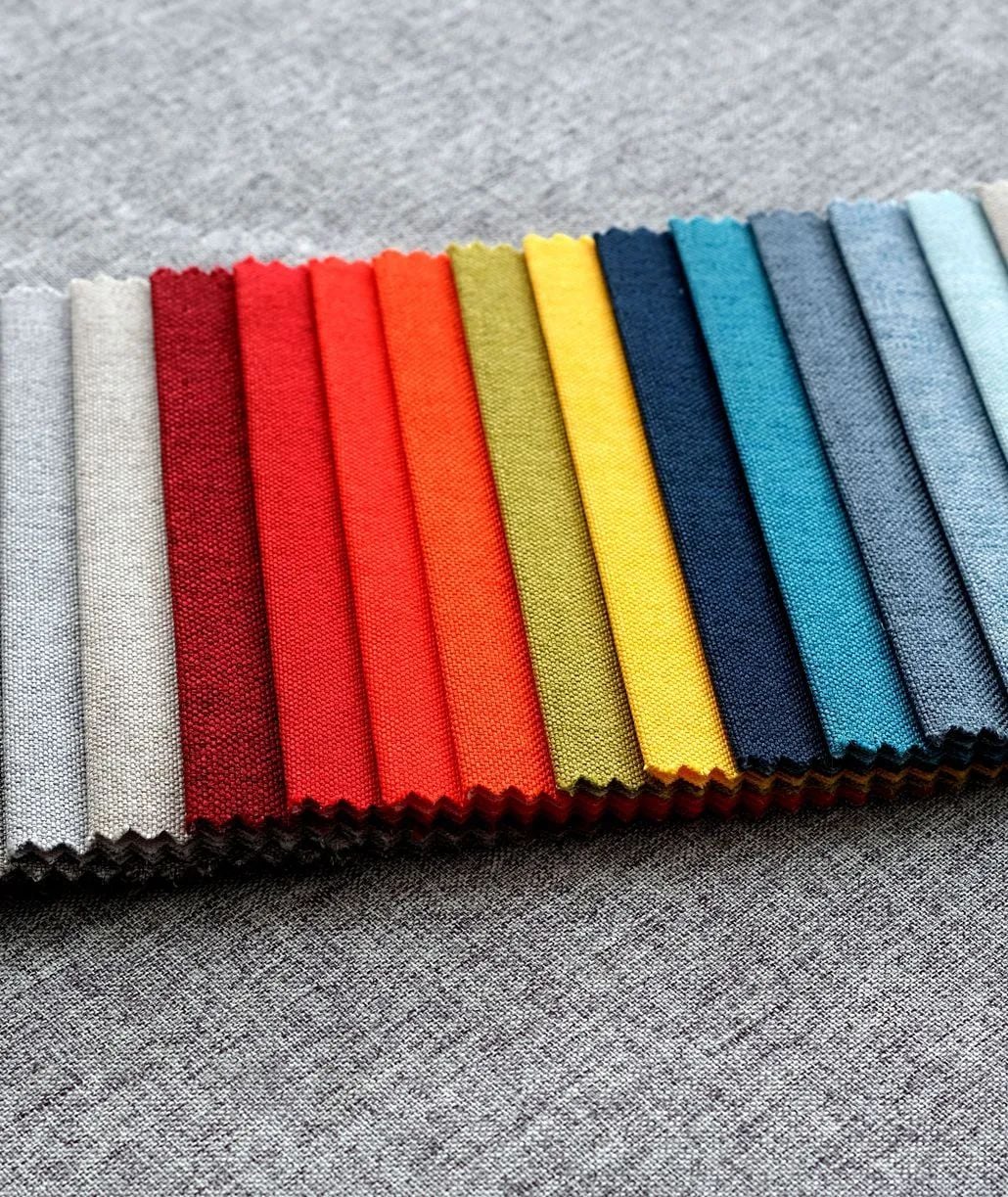 Foulola News:Plain Linen Sofa Fabric 07Series details