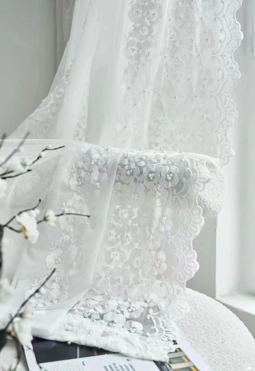 Foulola News: YJZA/SSYX/LSHYBS # Embroidery Sheers factory
