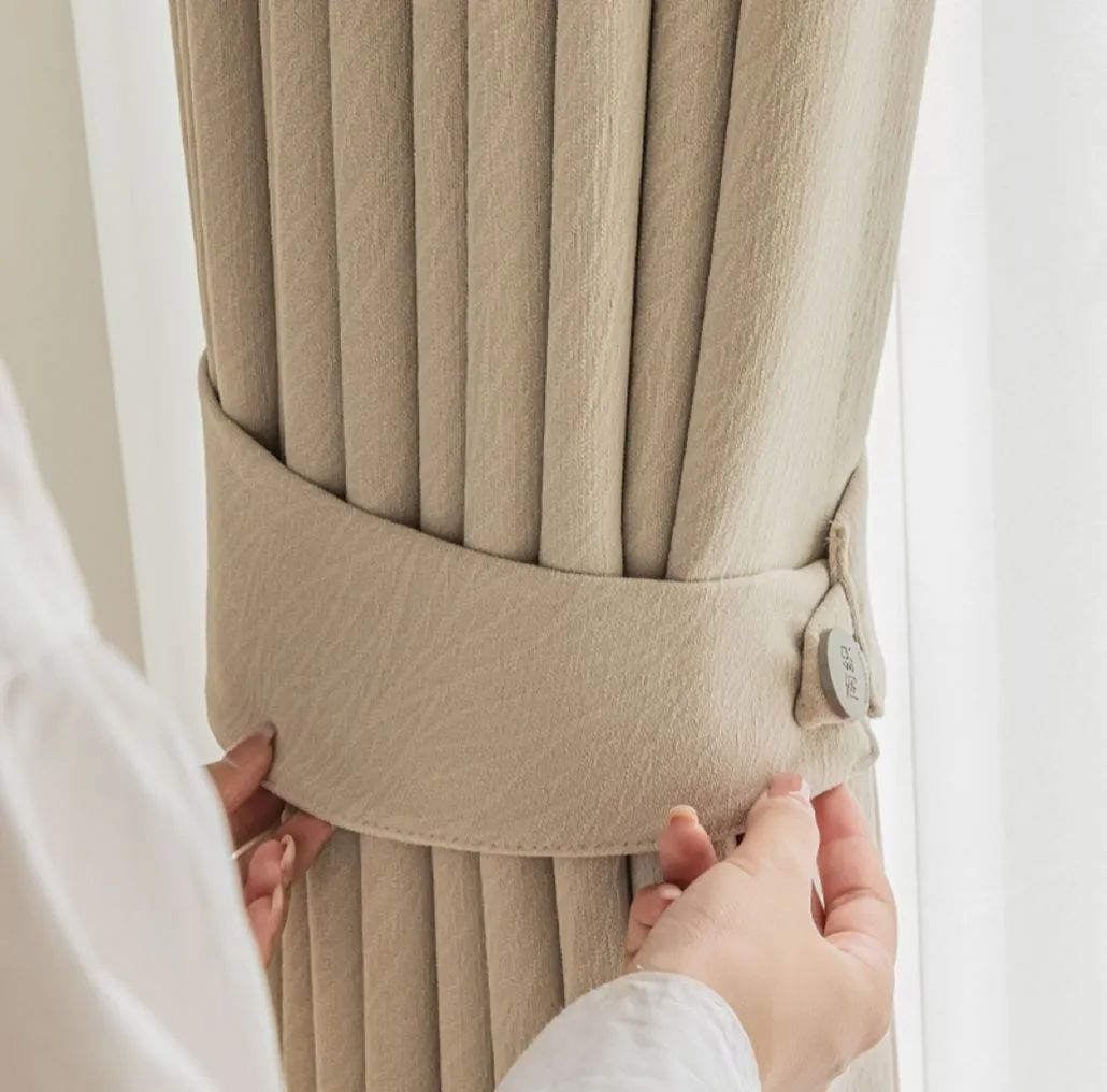 9 foulola news zsyr 2832m width linen style curtain triple weaving artwork 90 blackout-8