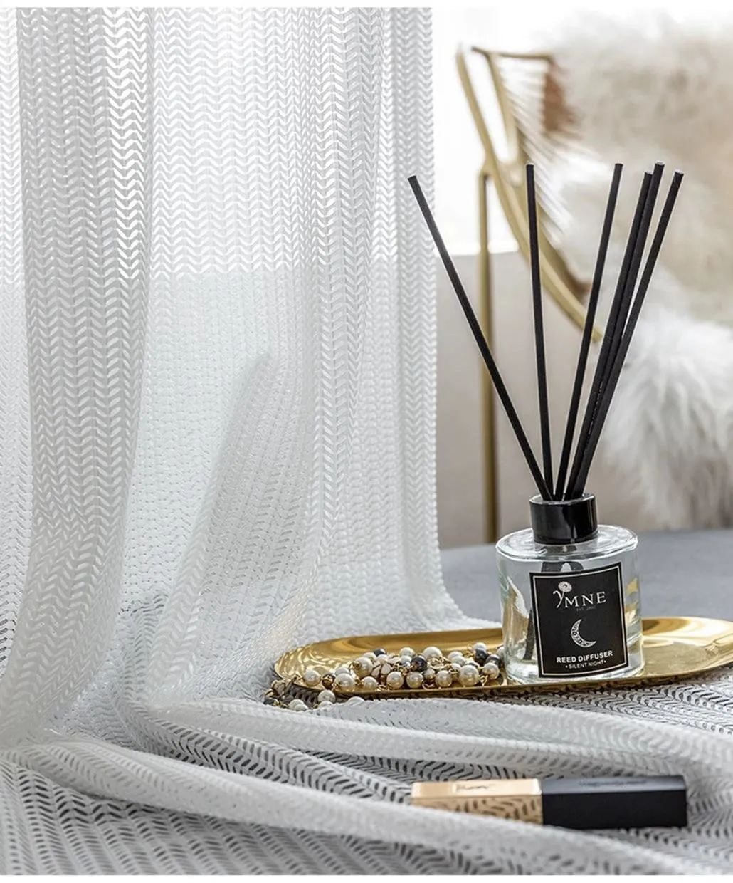 Foulola: YGS & BGLL Sheer Curtain details