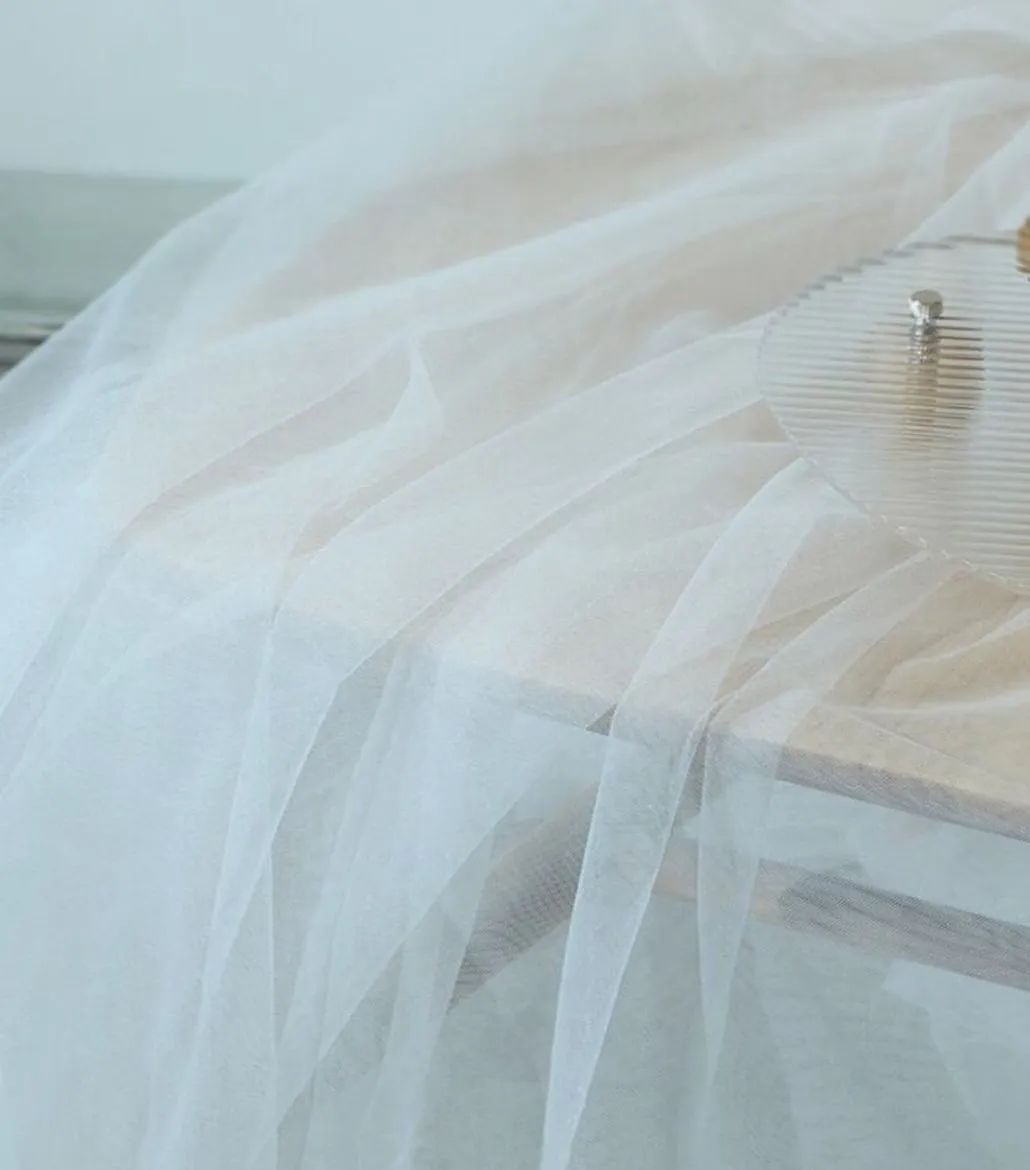 Foulola News: NC Series/ White BSDS# Sheer Curtain details