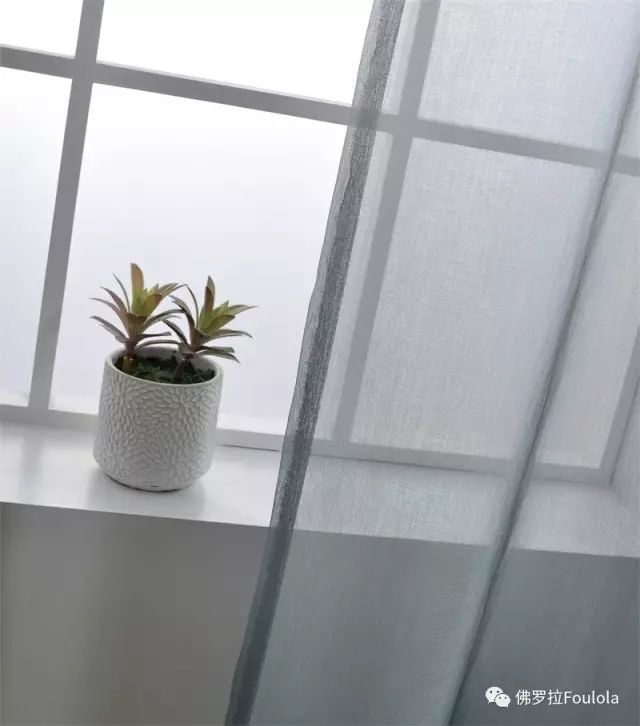 Printed Linen Curtain Net factory