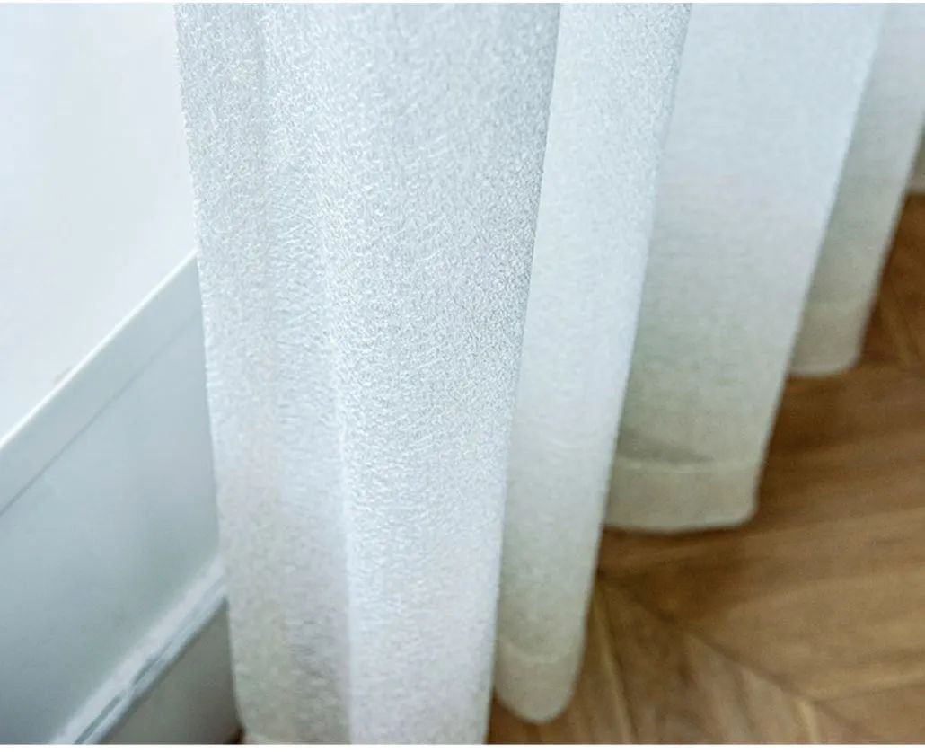 Foulola News: NC Series/ White BSDS# Sheer Curtain factory