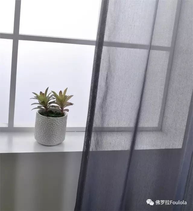 Printed Linen Curtain Net factory