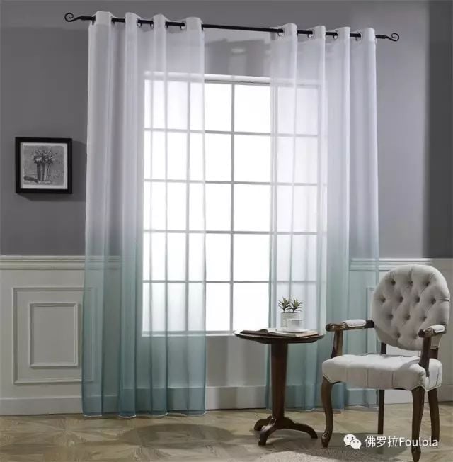 Printed Linen Curtain Net factory