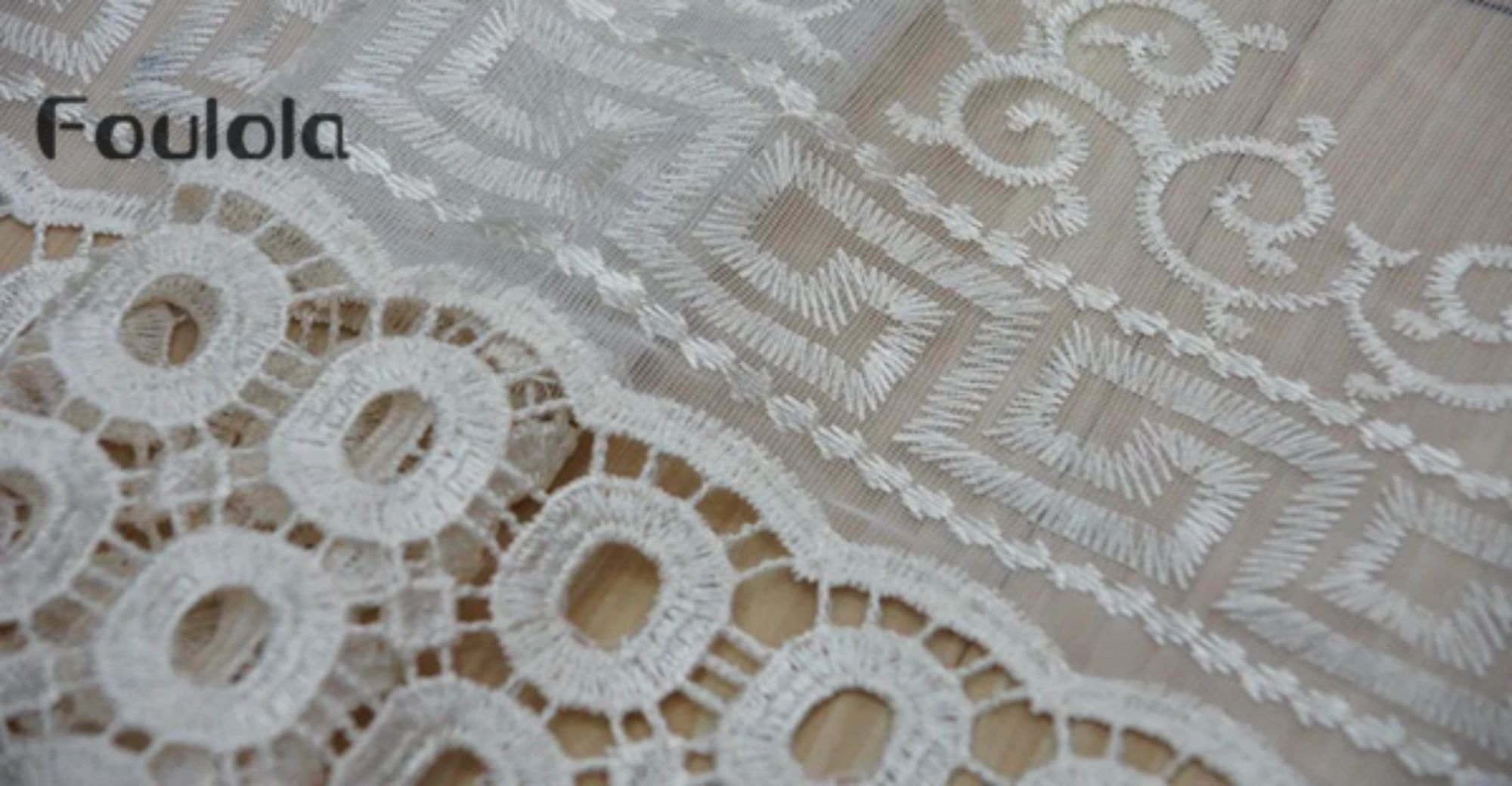 Foulola News: Embroidery Sheer Curtain :SRAX#/SRYQ#/SRTQ#