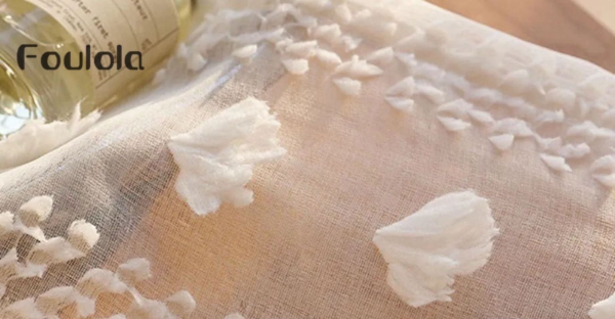 Foulola News: WF4# High Grade Linen Style Sheer Curtains