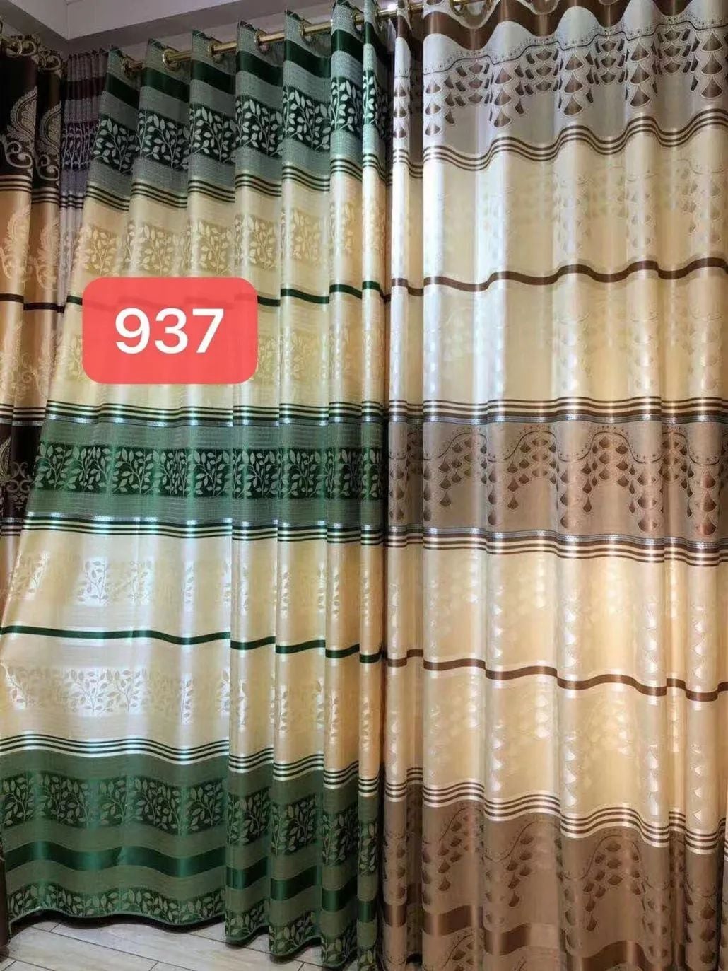 Foulola News: Cheap Jacquard Curtain Fabric. Width 280cm, details