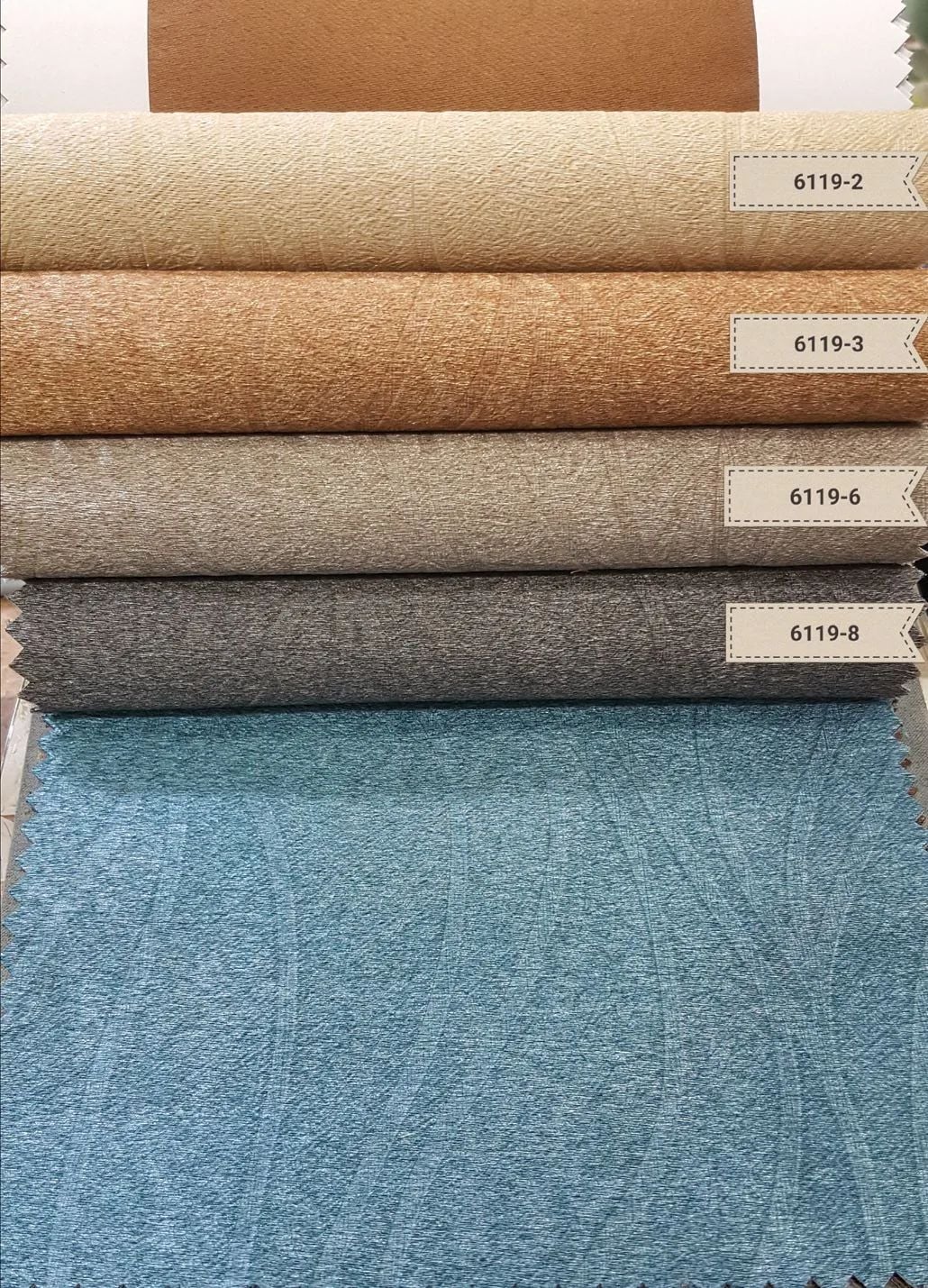 115 Foulola News: 2.8m DY/34# Series, Embossed Linen Style Blackout details