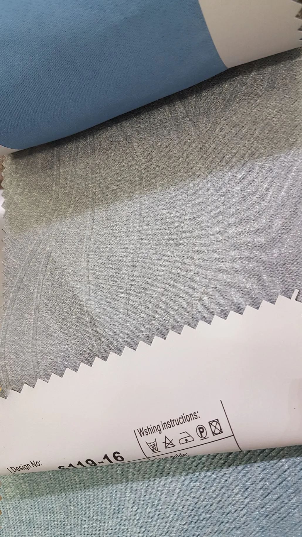 122 Foulola News: 2.8m DY/34# Series, Embossed Linen Style Blackout manufacture