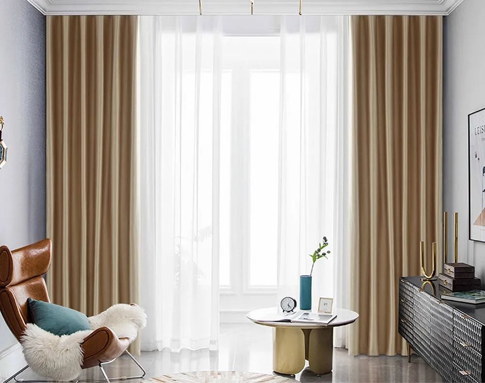 45 Foulola News: 2.8m DY/34# Series, Embossed Linen Style Blackout details