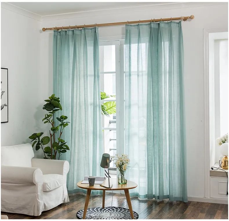 19 Foulola News: SZMS# Series, Cotton/ Polyester Sheer Curtain details