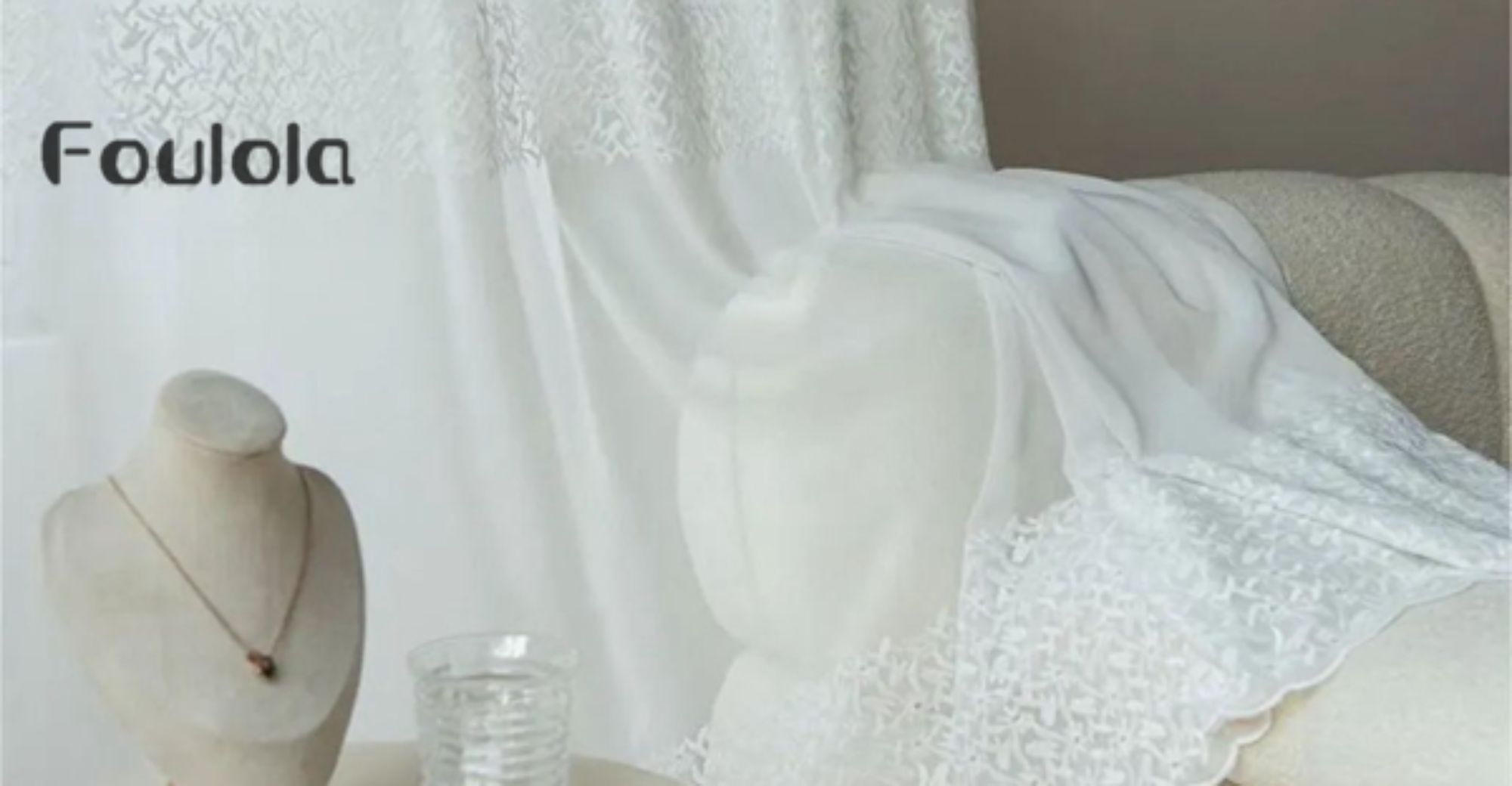 Foulola News: AKL/BLGS/JGZX/XYFQ/SLKME/XZSSS# Embroidery Sheers