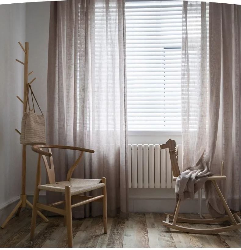 4 Foulola News: SZMS# Series, Cotton/ Polyester Sheer Curtain details
