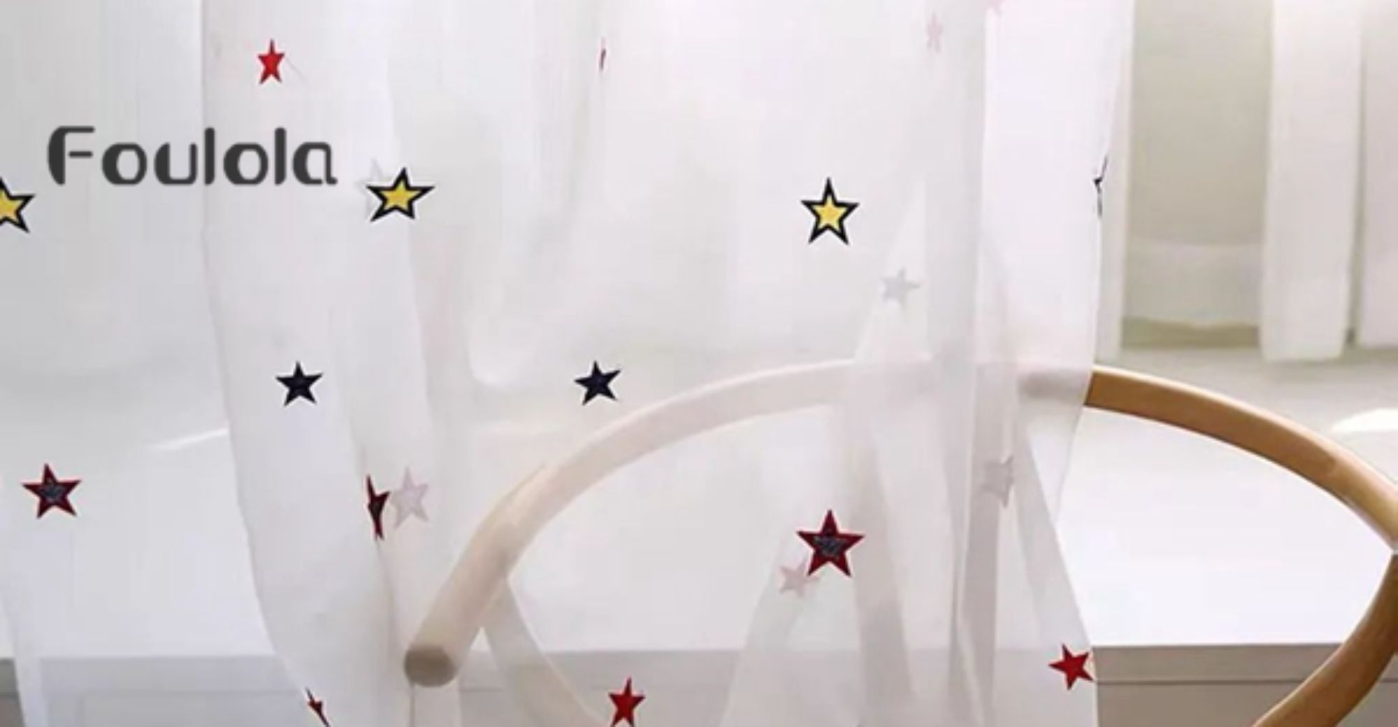 Foulola News: Embroidery Sheer Curtain :XXS#/NXX#/WJDH#