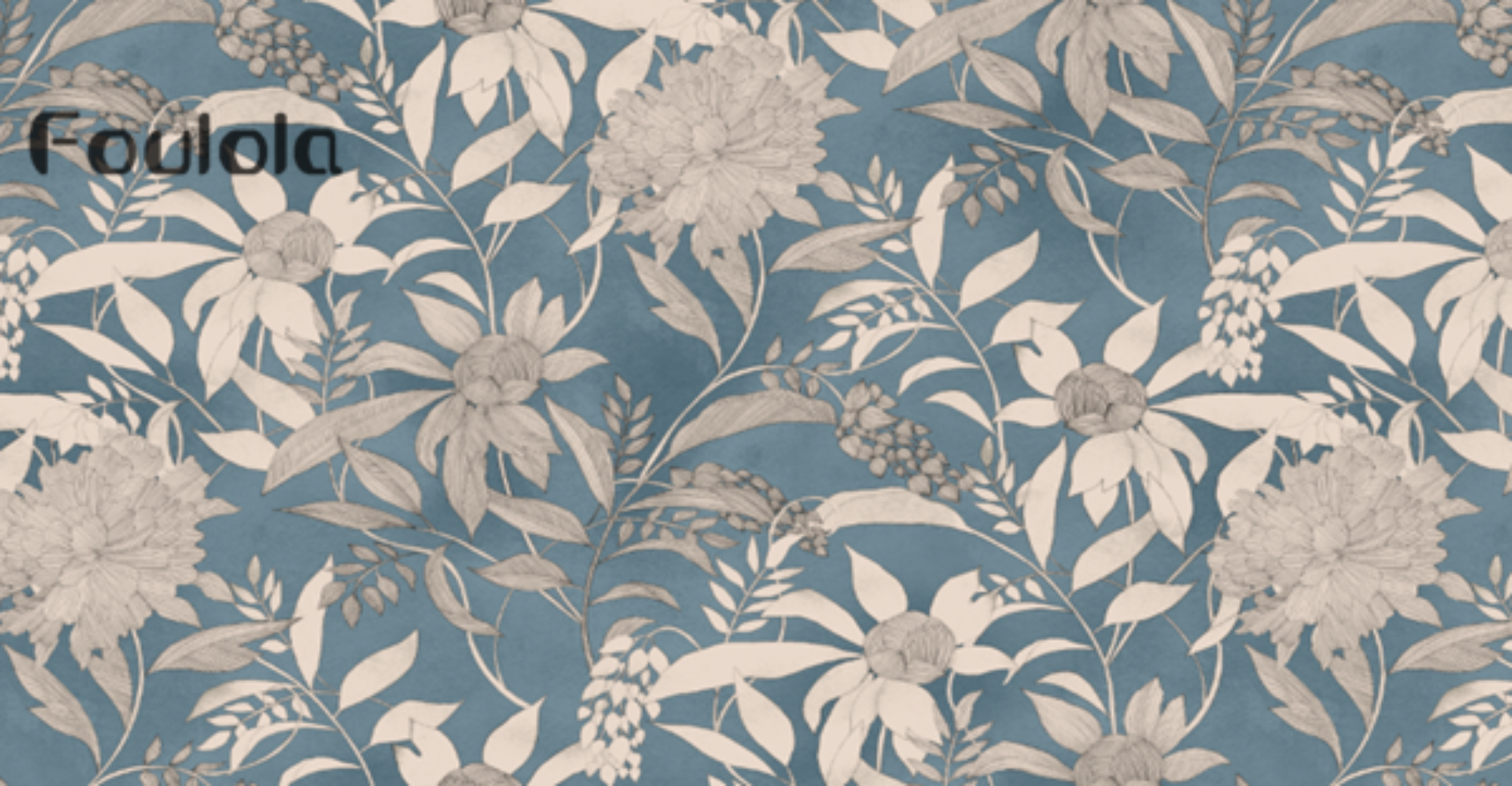Two Sides Linen Fabric Print Designs Collection: Country Style