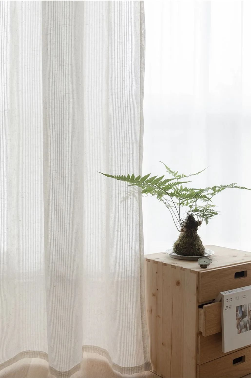Foulola News: High Grade Linen WF2#series Sheer 2.85-3.0m Width manufacture