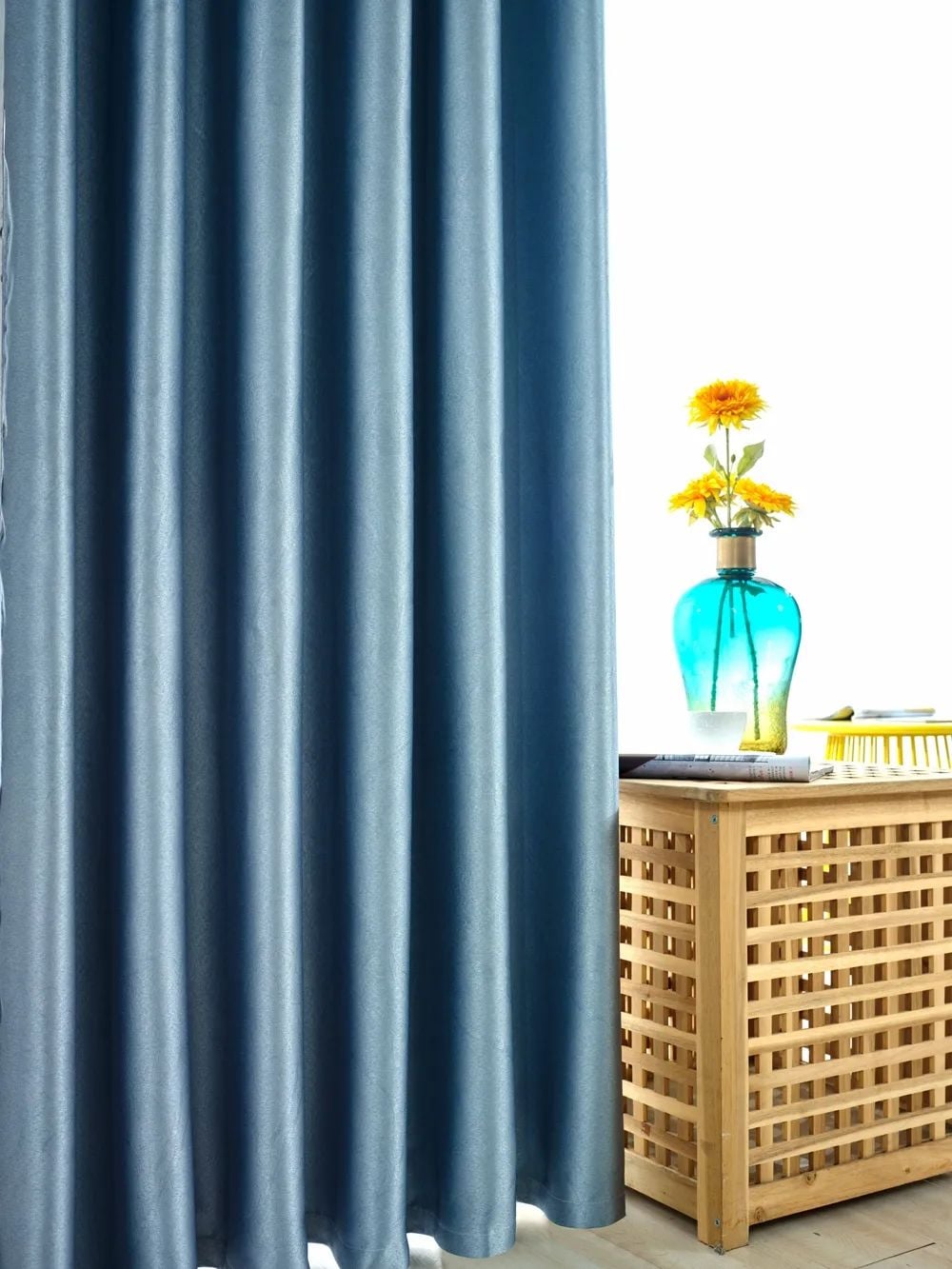 73 Foulola News: 2.8m DY/34# Series, Embossed Linen Style Blackout factory