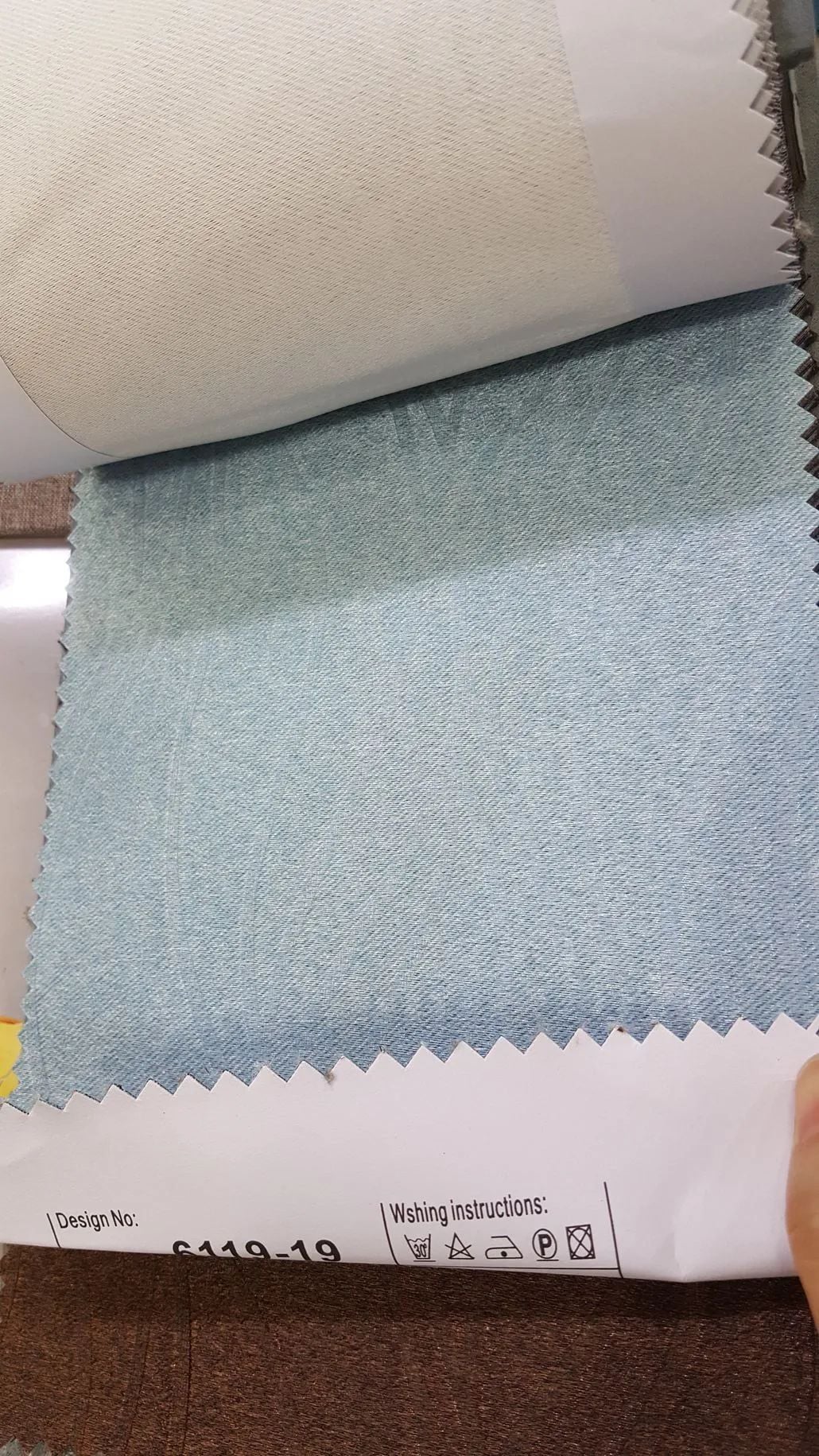 123 Foulola News: 2.8m DY/34# Series, Embossed Linen Style Blackout details