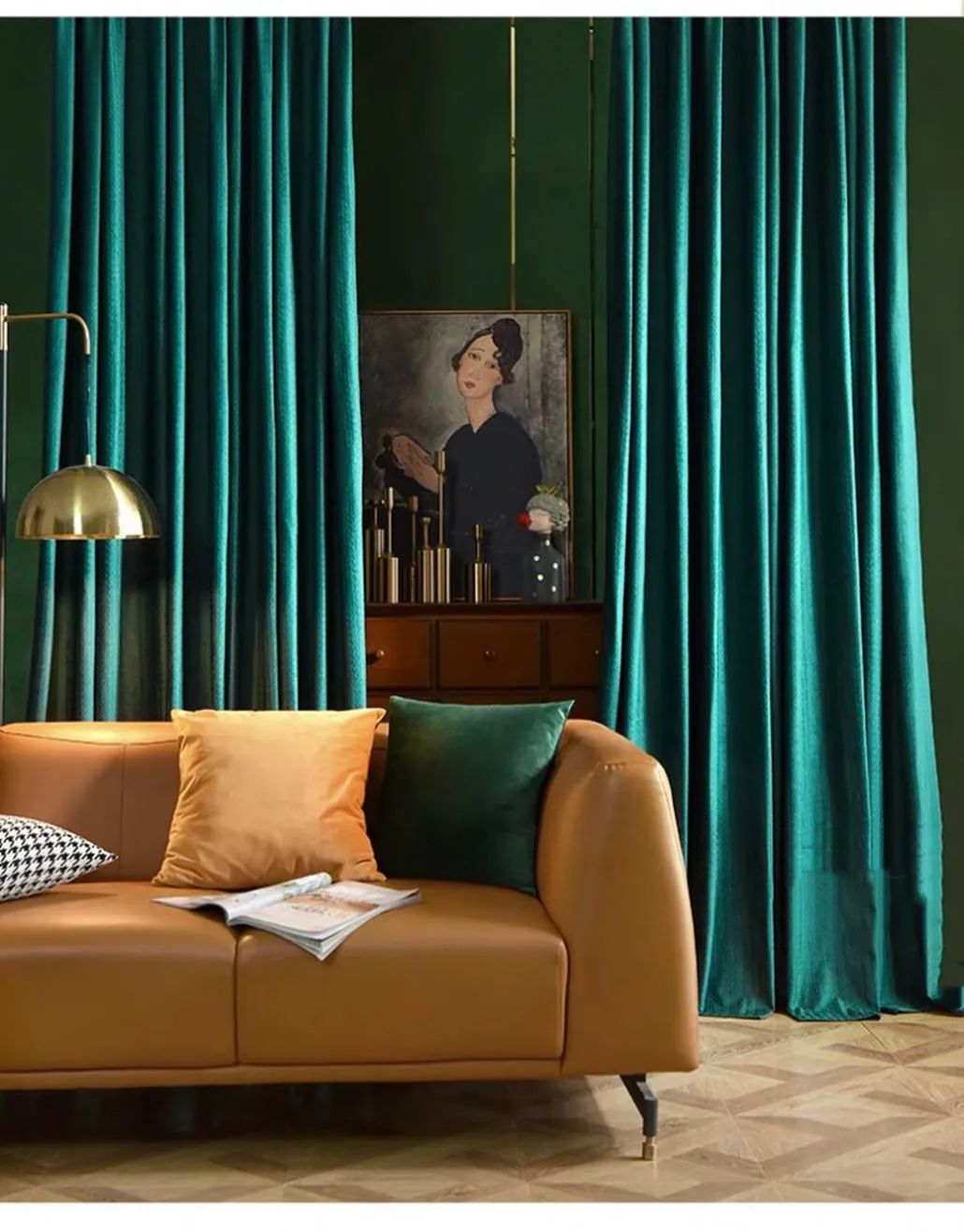 14 Foulola News: 147# Series Blackout Luxury Velvet Curtain details