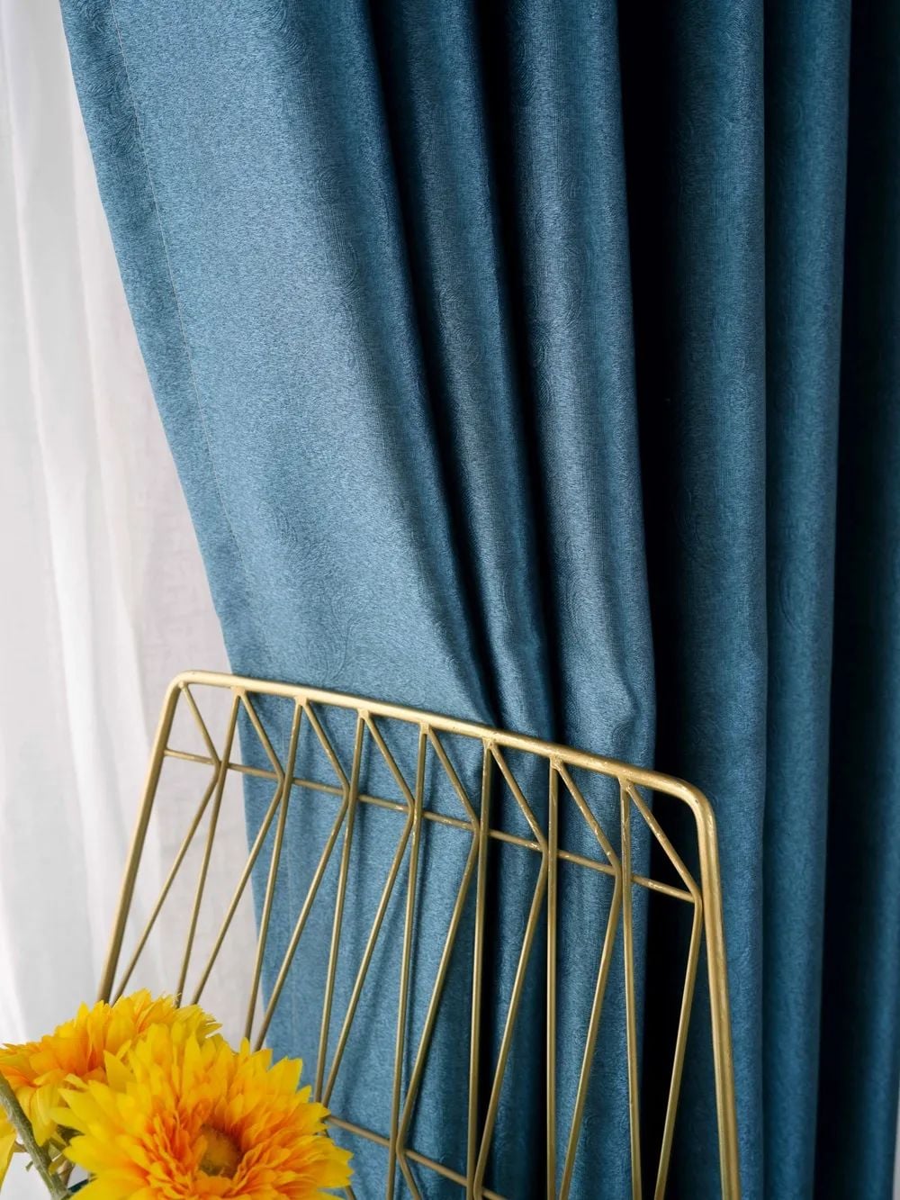32 Foulola News: 2.8m DY/34# Series, Embossed Linen Style Blackout factory