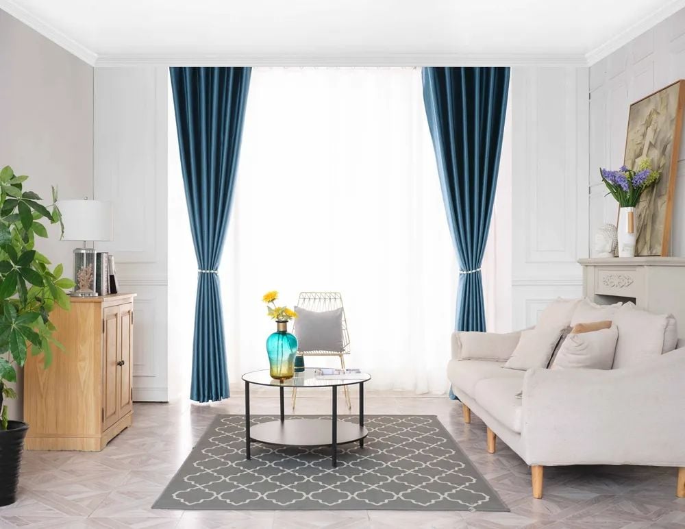 35 Foulola News: 2.8m DY/34# Series, Embossed Linen Style Blackout manufacture
