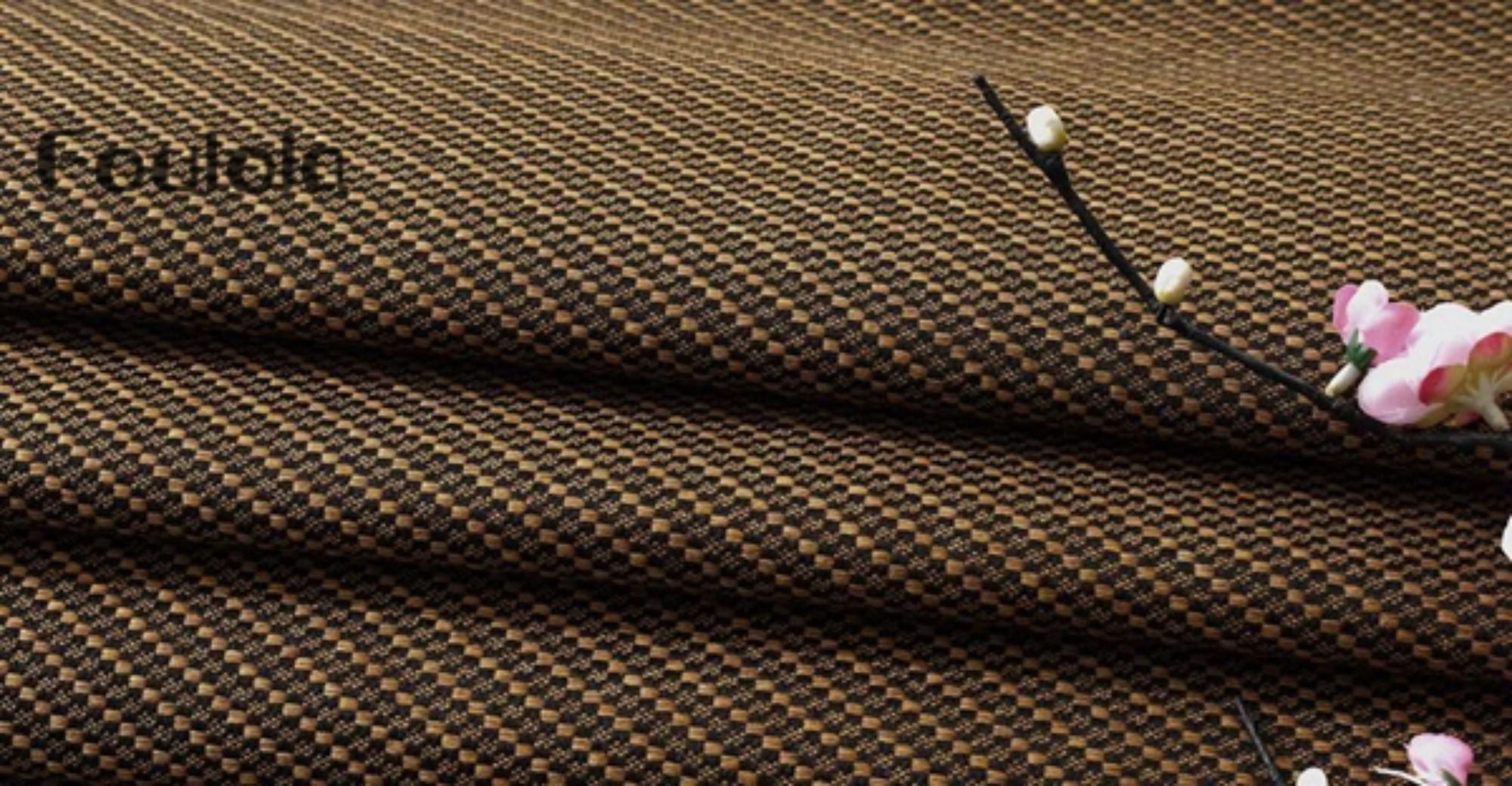 320cm width mate face solid chenille backside linen style blackout curtain fabric    g18215837-7