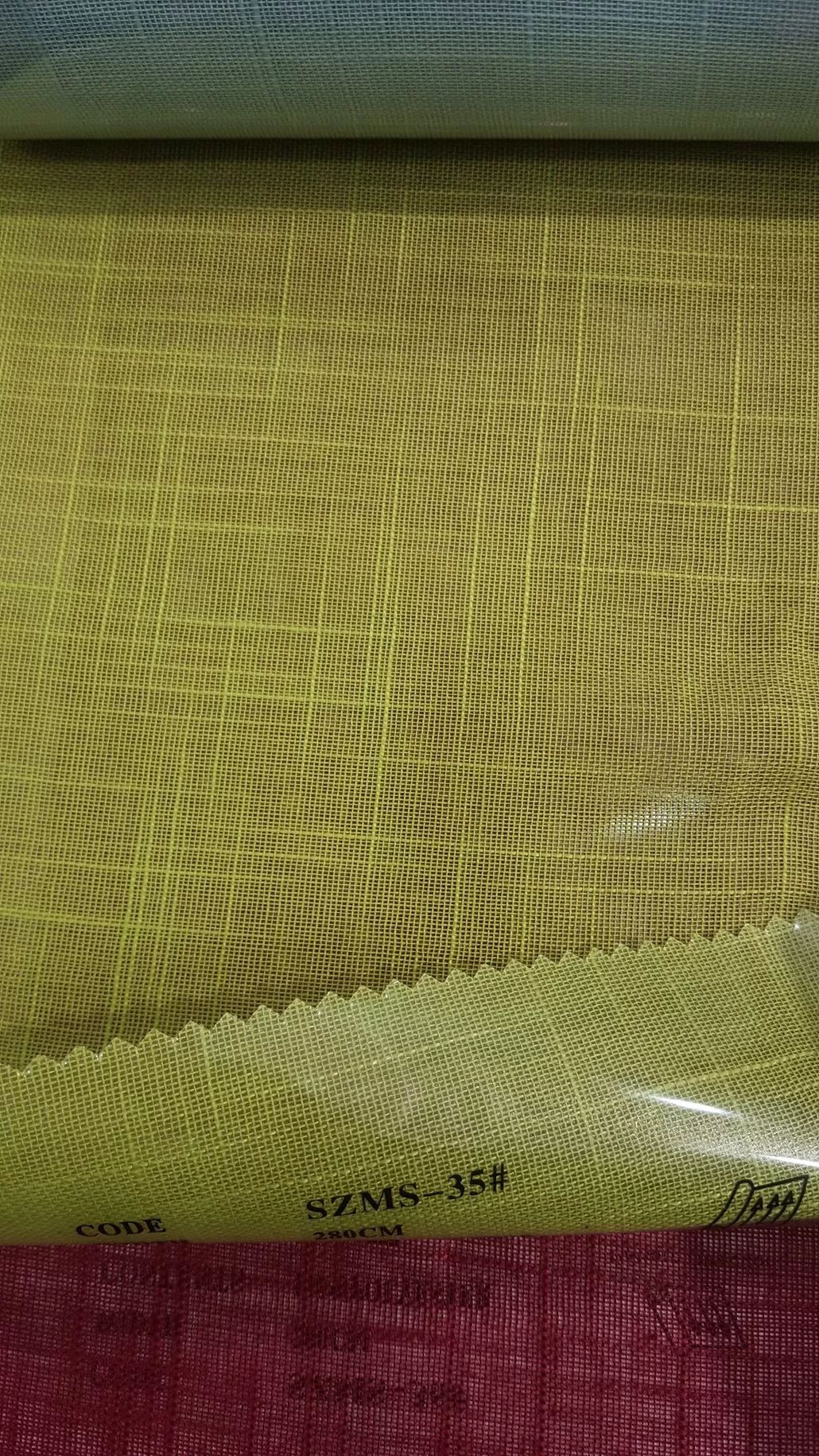 39 Foulola News: SZMS# Series, Cotton/ Polyester Sheer Curtain factory