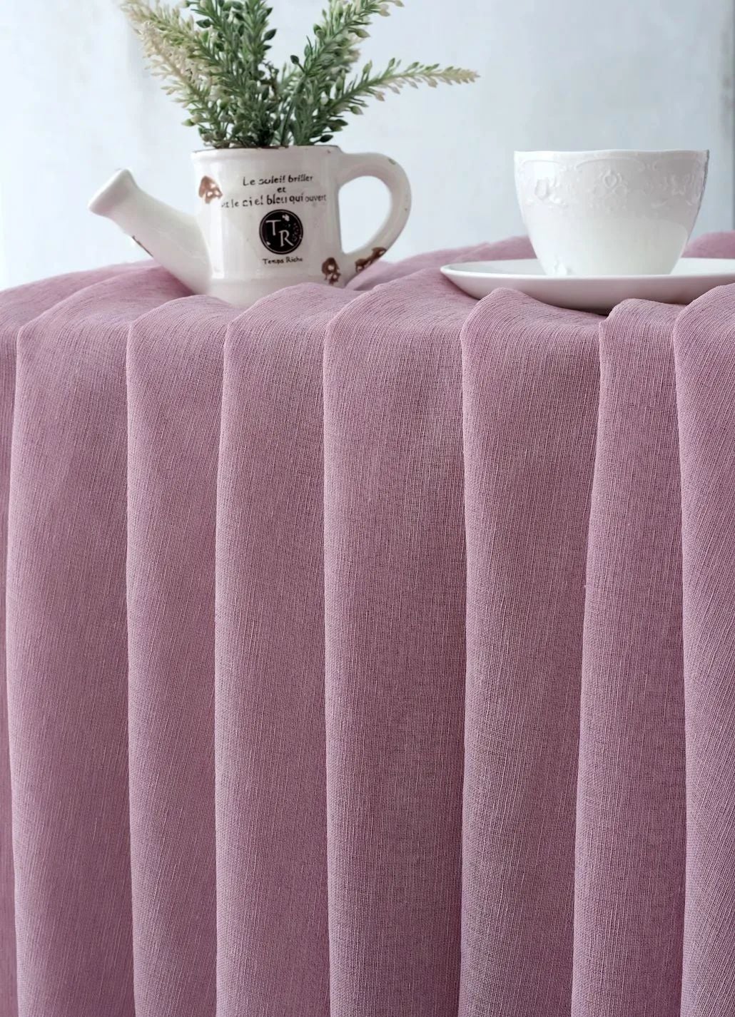 57 Foulola News: DLM Linen Sheer,6 colors, 3.0m Width manufacture