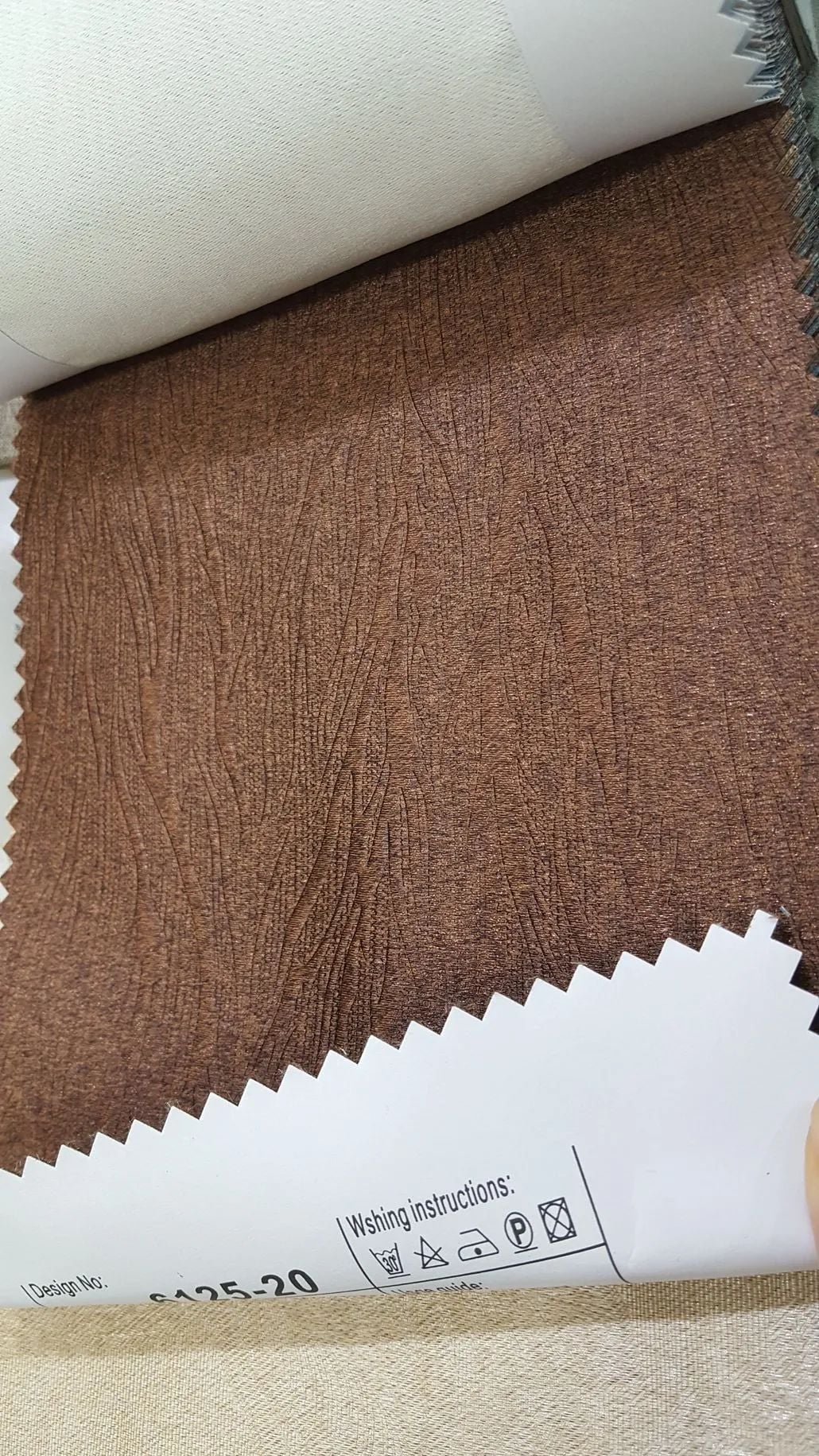 94 Foulola News: 2.8m DY/34# Series, Embossed Linen Style Blackout supplier