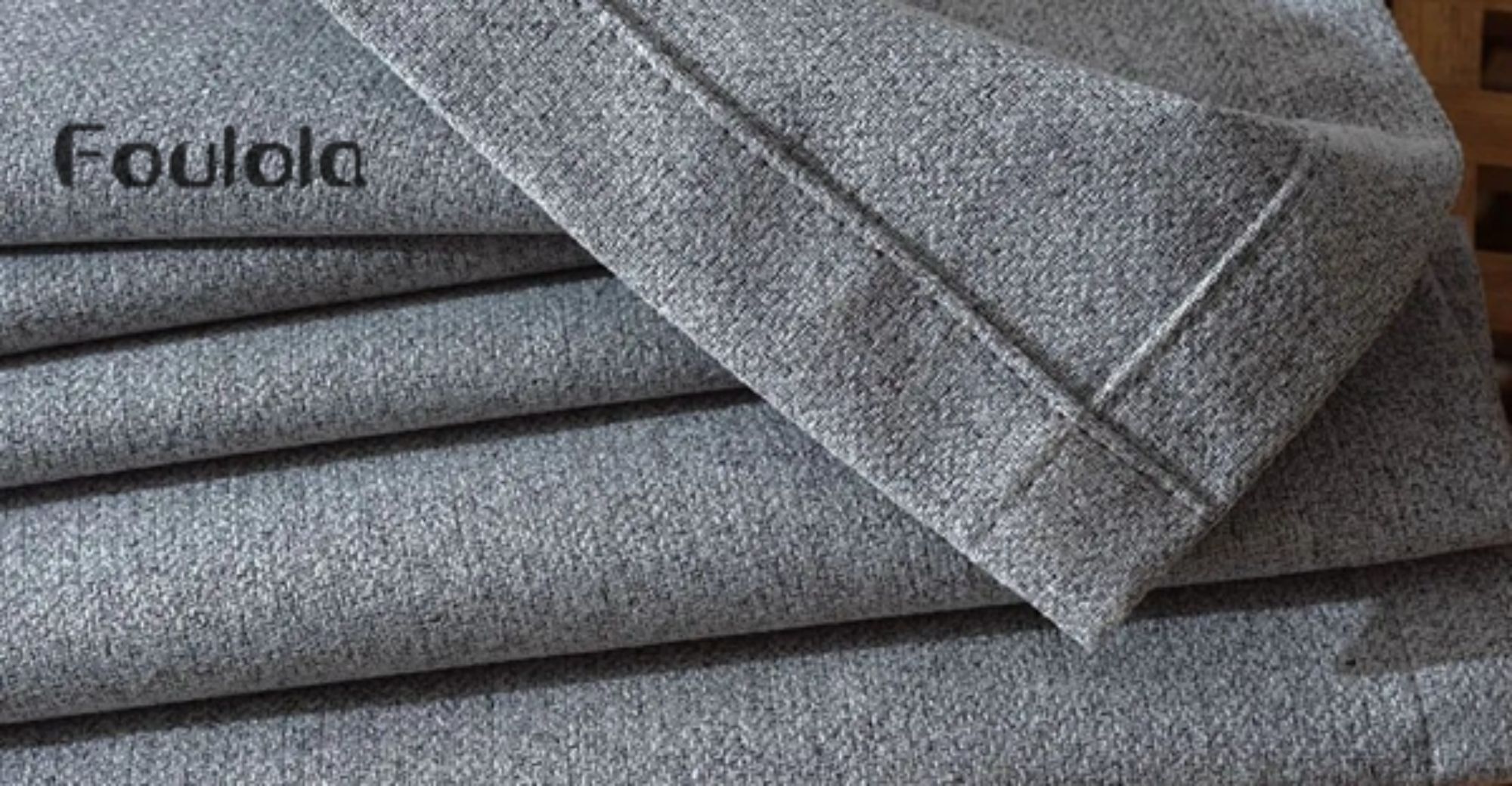 Foulola News:666A# Super Soft, Paint Coating Artwork 100% Blackout Curtain