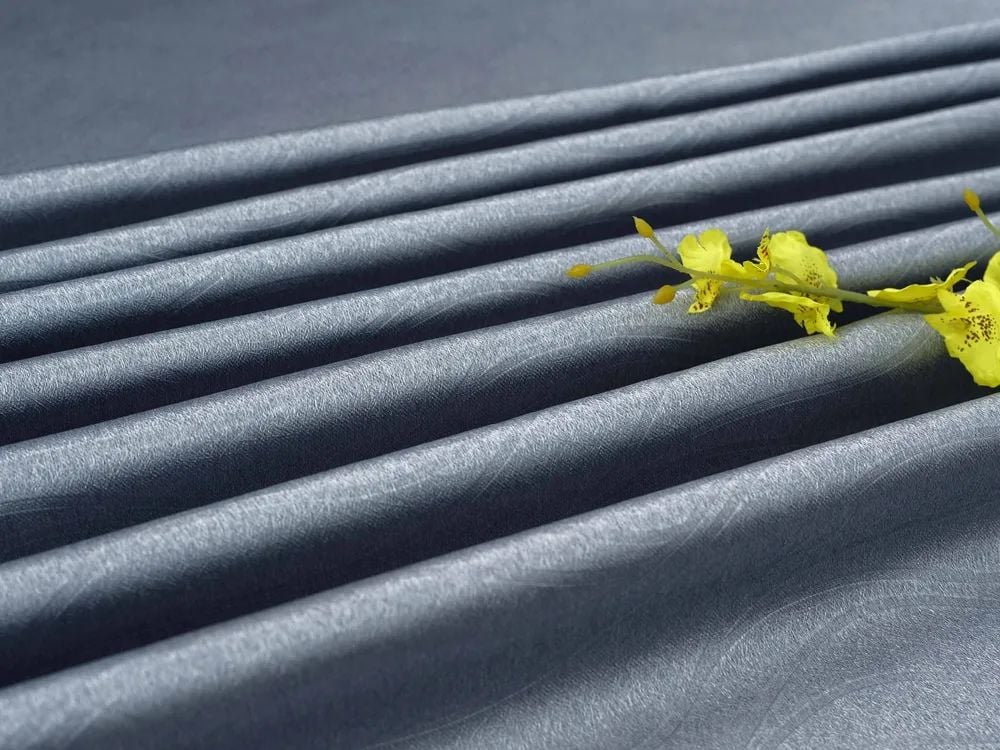 49 Foulola News: 2.8m DY/34# Series, Embossed Linen Style Blackout factory
