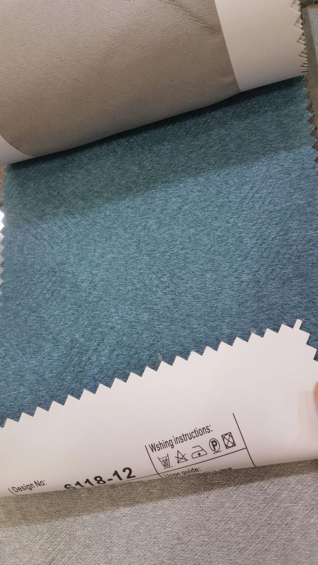111 Foulola News: 2.8m DY/34# Series, Embossed Linen Style Blackout details