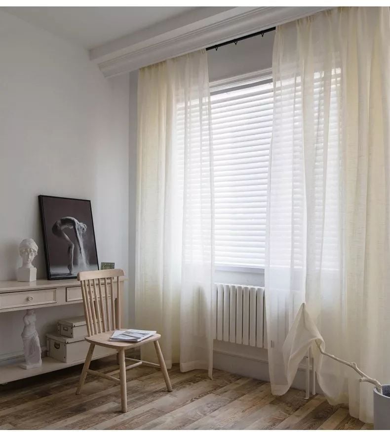 9 Foulola News: SZMS# Series, Cotton/ Polyester Sheer Curtain manufacture