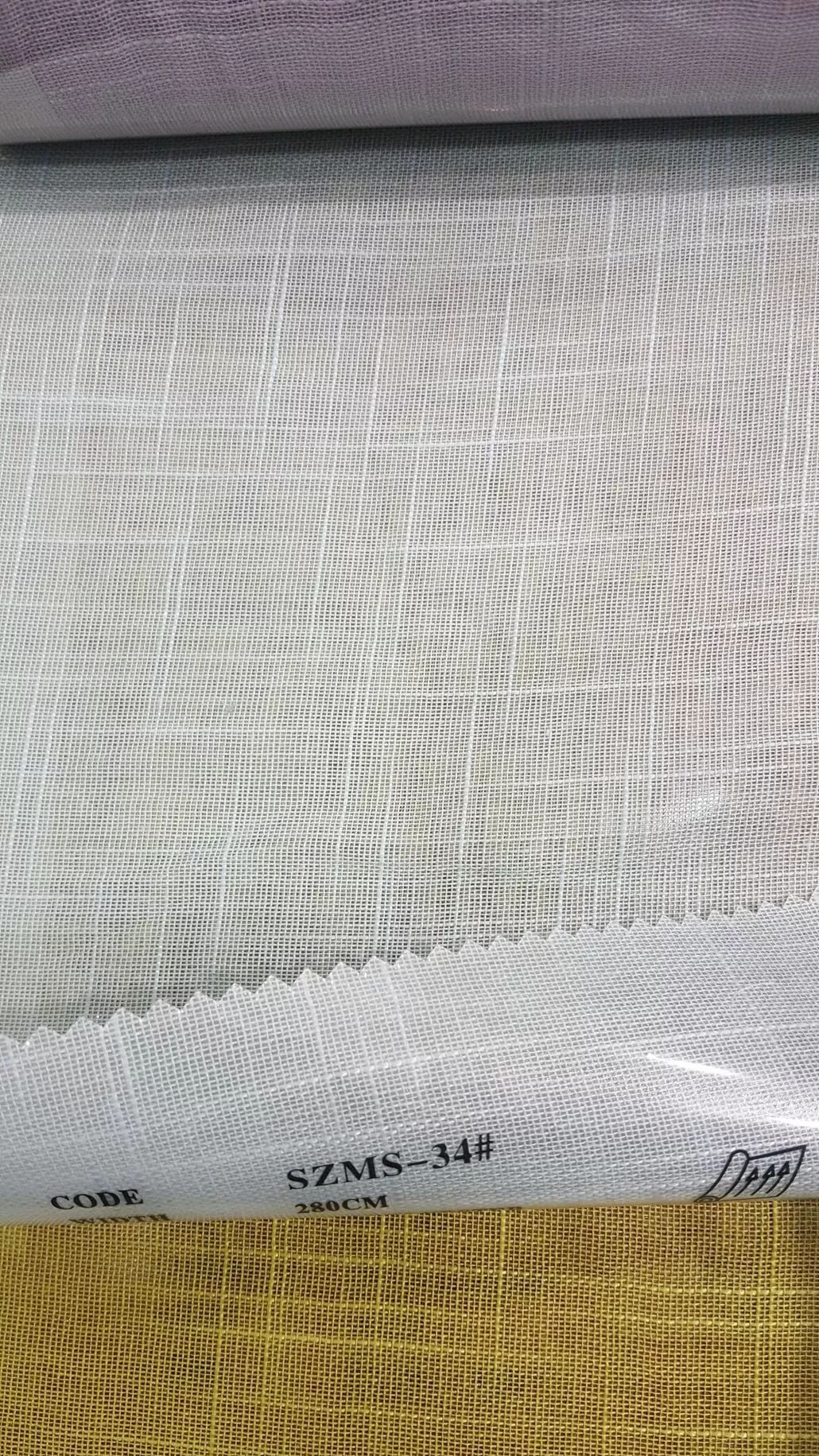 38 Foulola News: SZMS# Series, Cotton/ Polyester Sheer Curtain manufacture