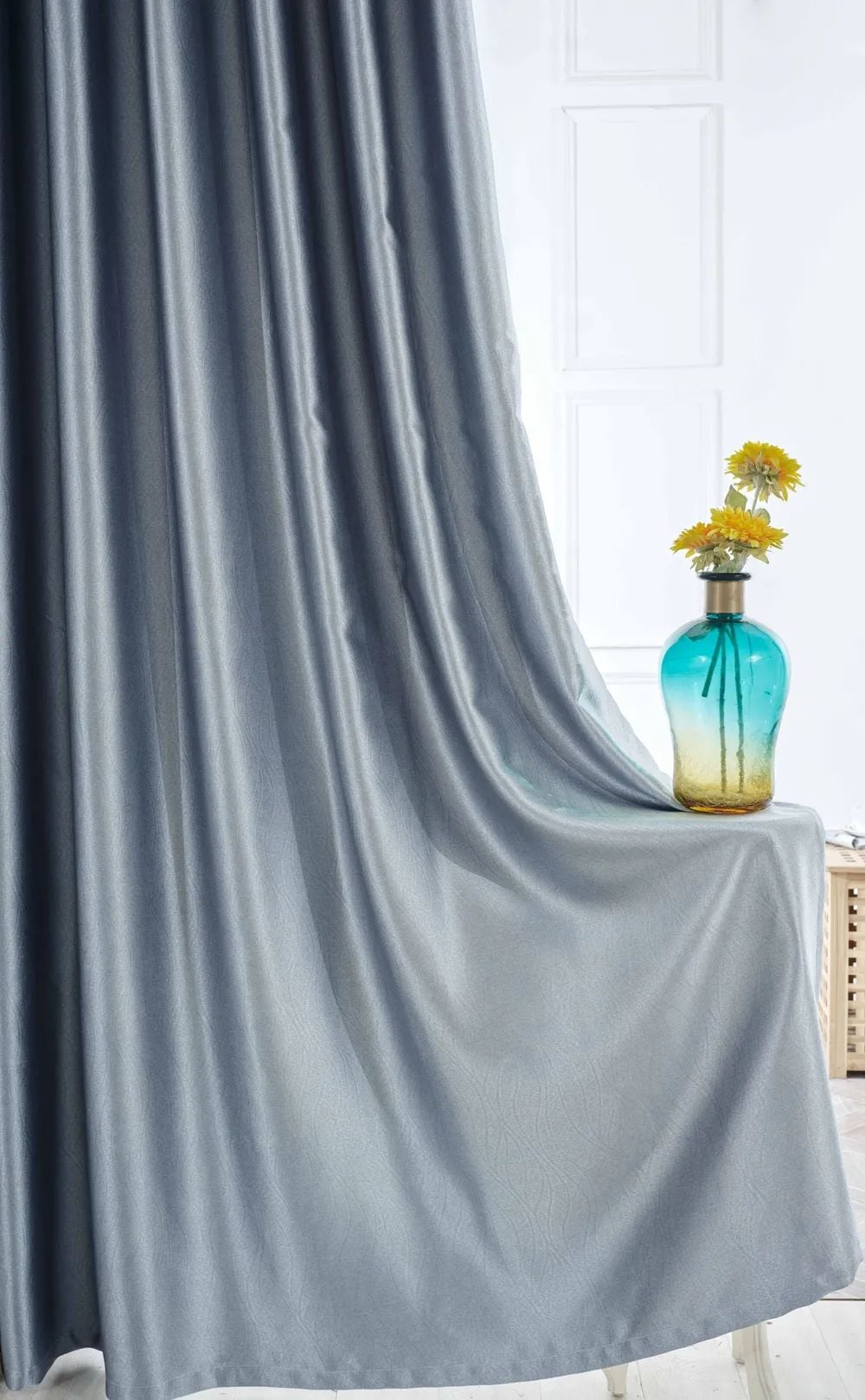 53 Foulola News: 2.8m DY/34# Series, Embossed Linen Style Blackout details