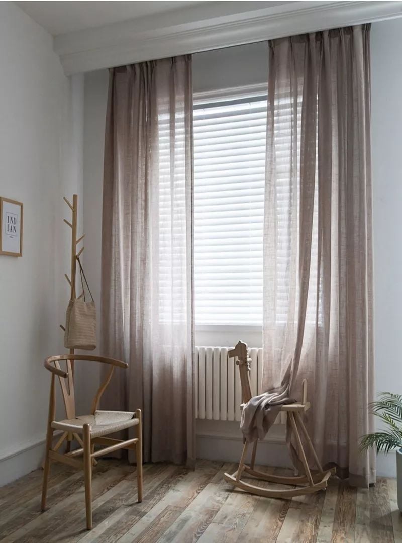 1 Foulola News: SZMS# Series, Cotton/ Polyester Sheer Curtain details