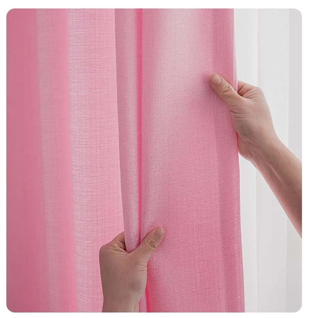 Foulola: LMS# Colorful Thick Linen，170gsm details