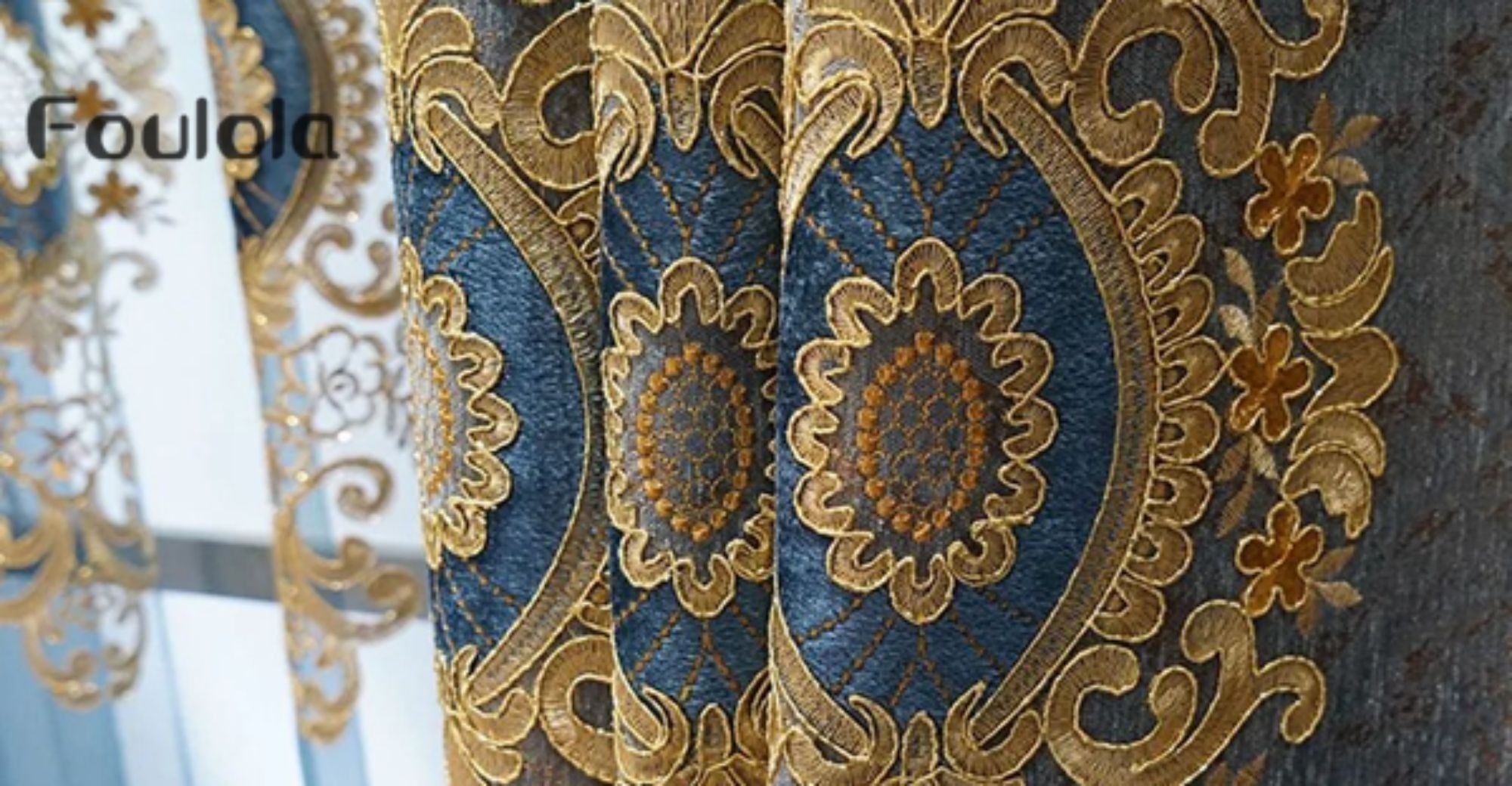 Foulola News:SSNH# High Grade Embroidery Curtain Fabric&Sheer