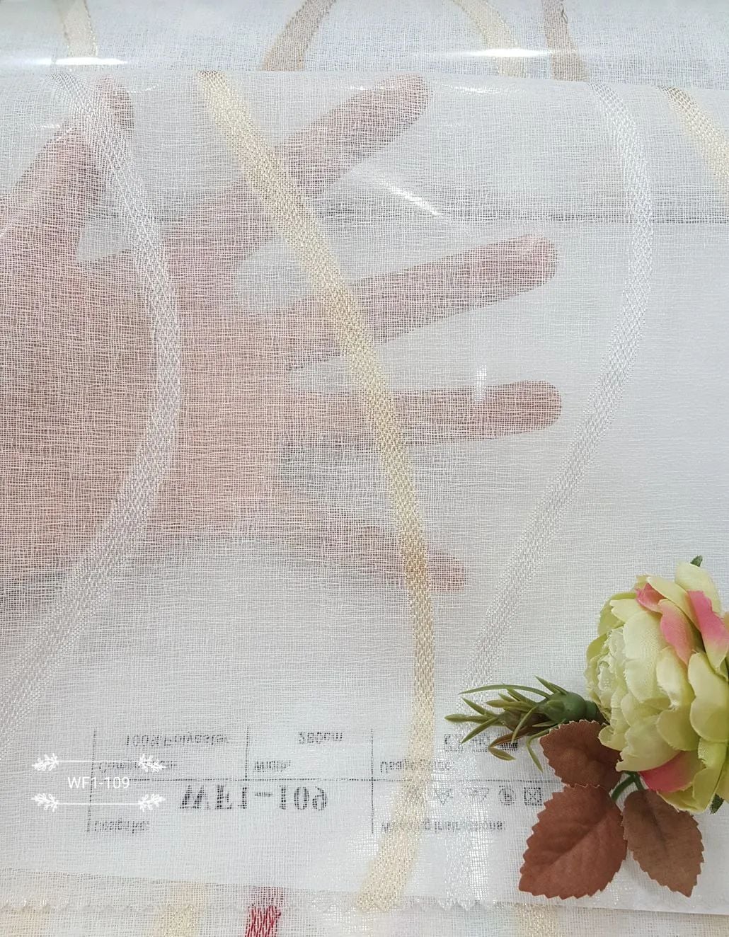 Foulola News: High Grade Linen WF2#series Sheer 2.85-3.0m Width details