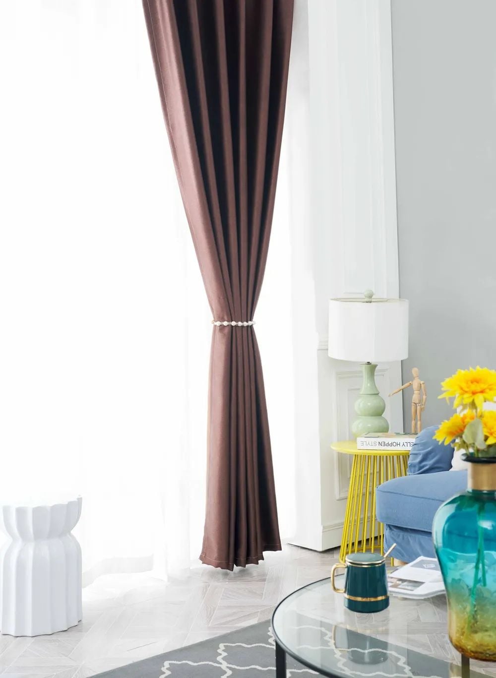 21 Foulola News: 2.8m DY/34# Series, Embossed Linen Style Blackout manufacture