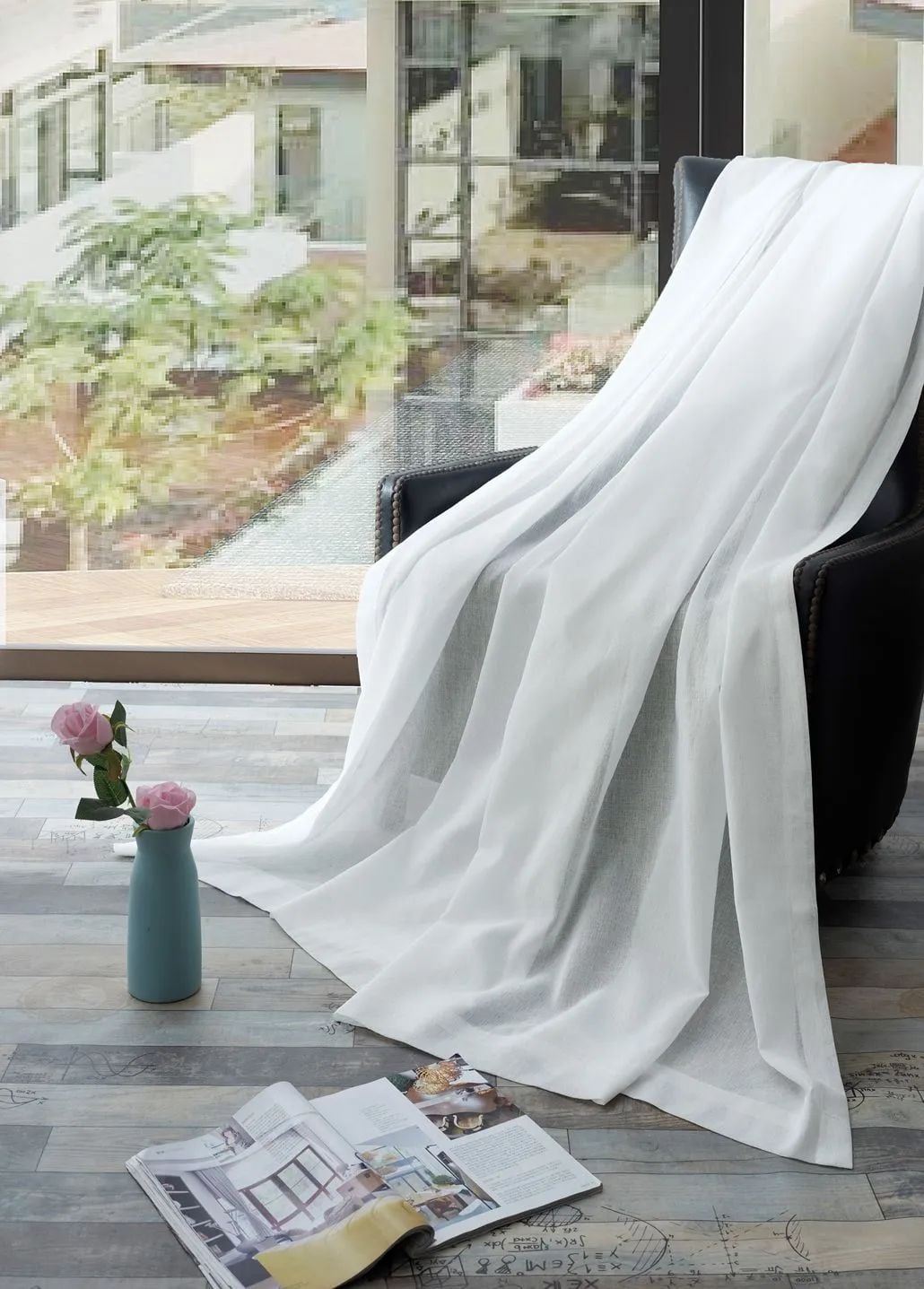 14 Foulola News: DLM Linen Sheer,6 colors, 3.0m Width manufacture